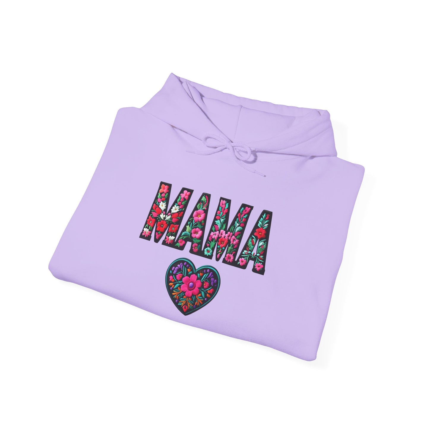 Floral Mama Hoodie - Cozy Unisex Heavy Blend™ Sweatshirt for Moms