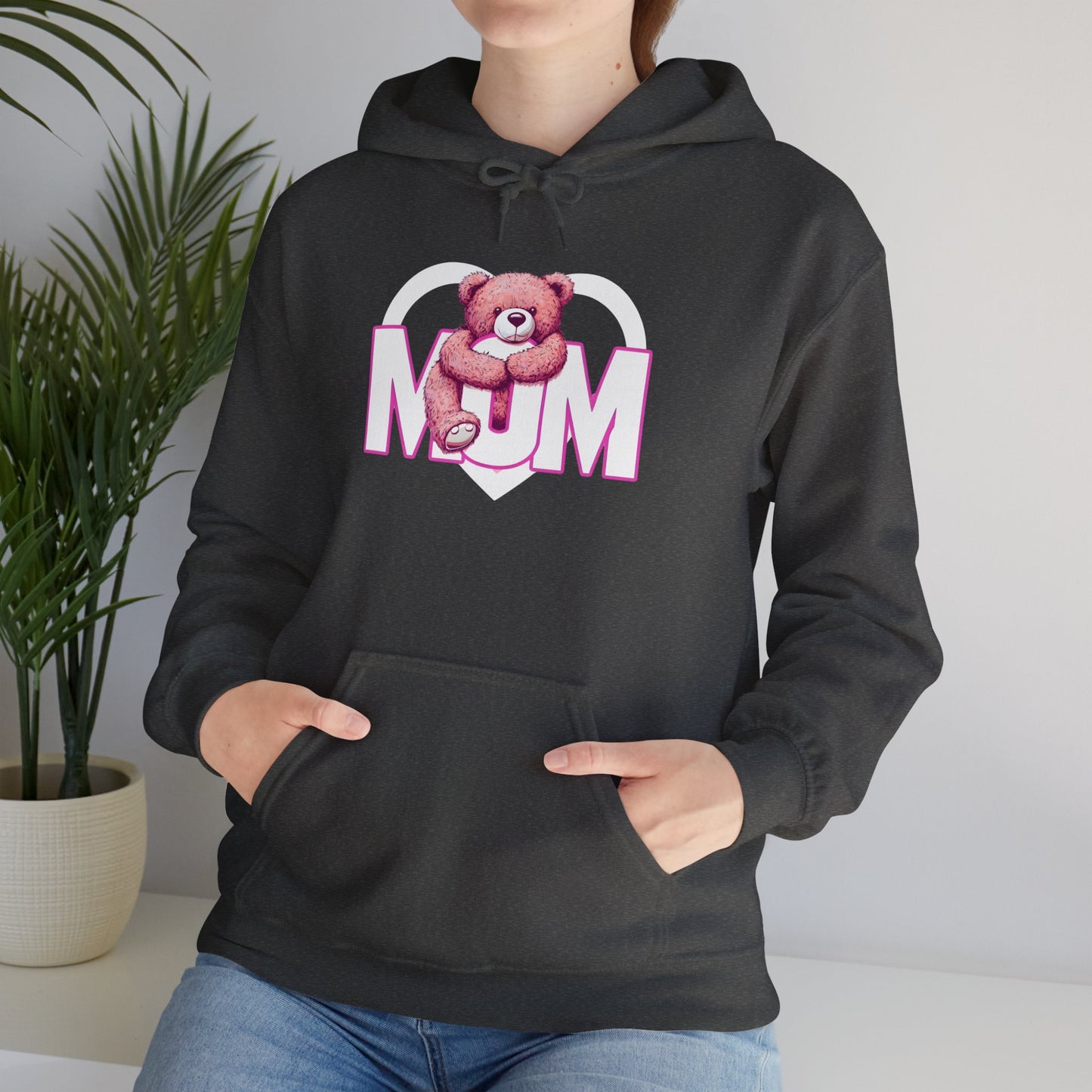 Cute Mum Bear Hoodie – Cozy Unisex Sweatshirt for Mother's Day