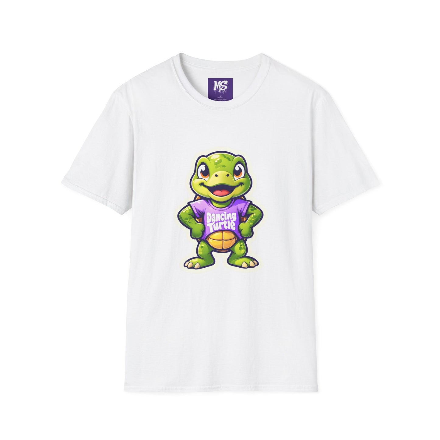 "Dancing Turtle" Unisex Softstyle T-Shirt