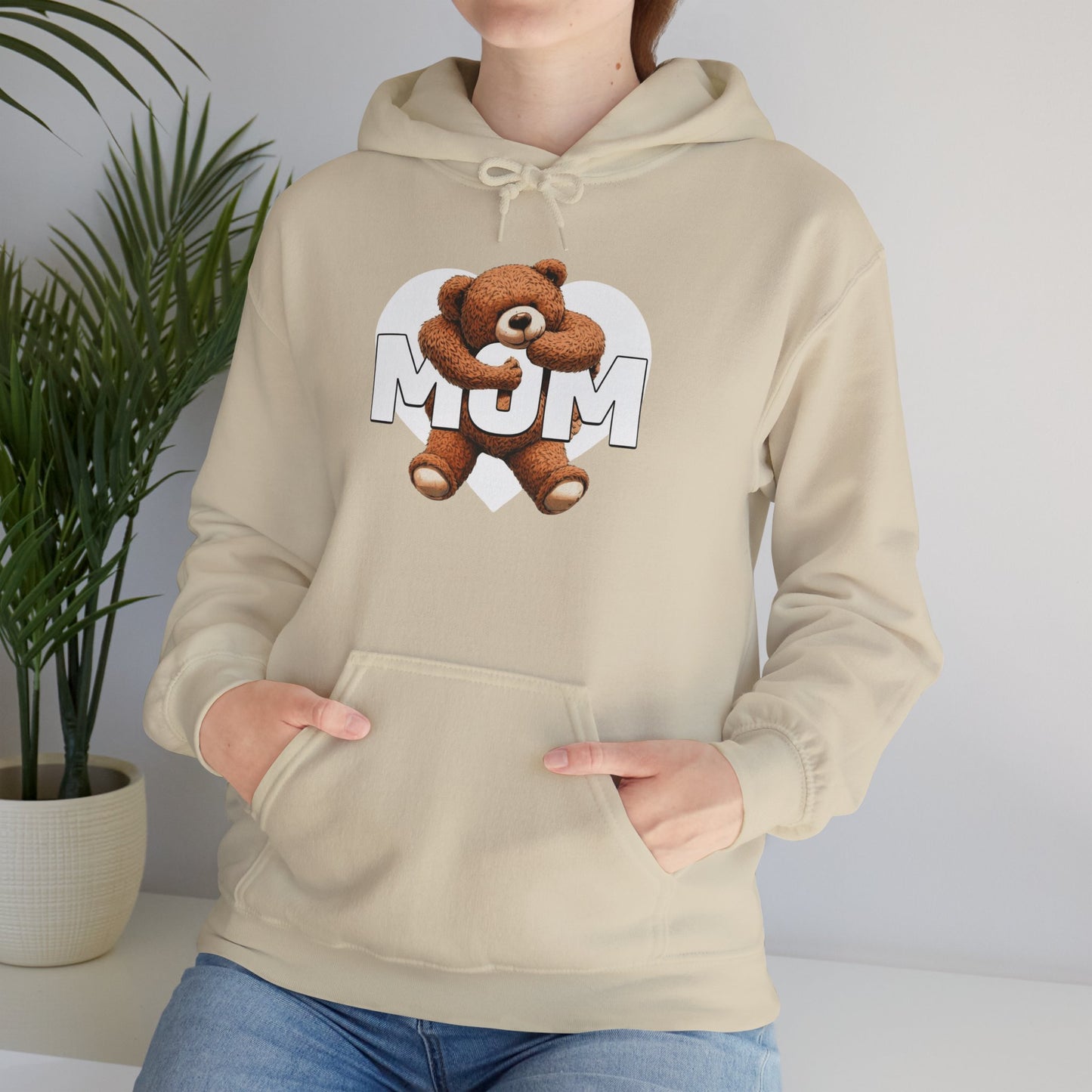 Cozy Mum Hoodie with Cute Bear Design