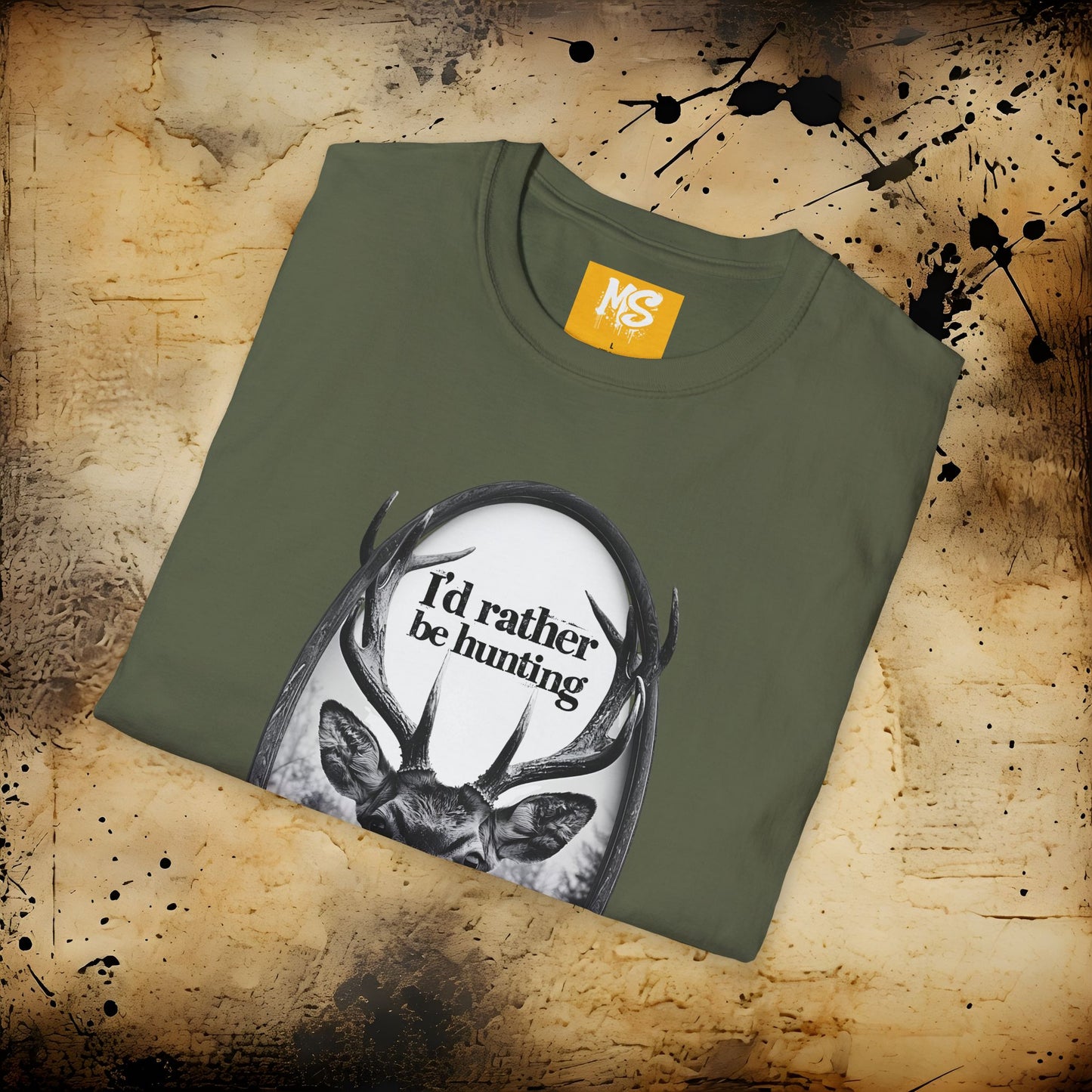 I'd Rather Be Hunting Unisex Softstyle T-Shirt