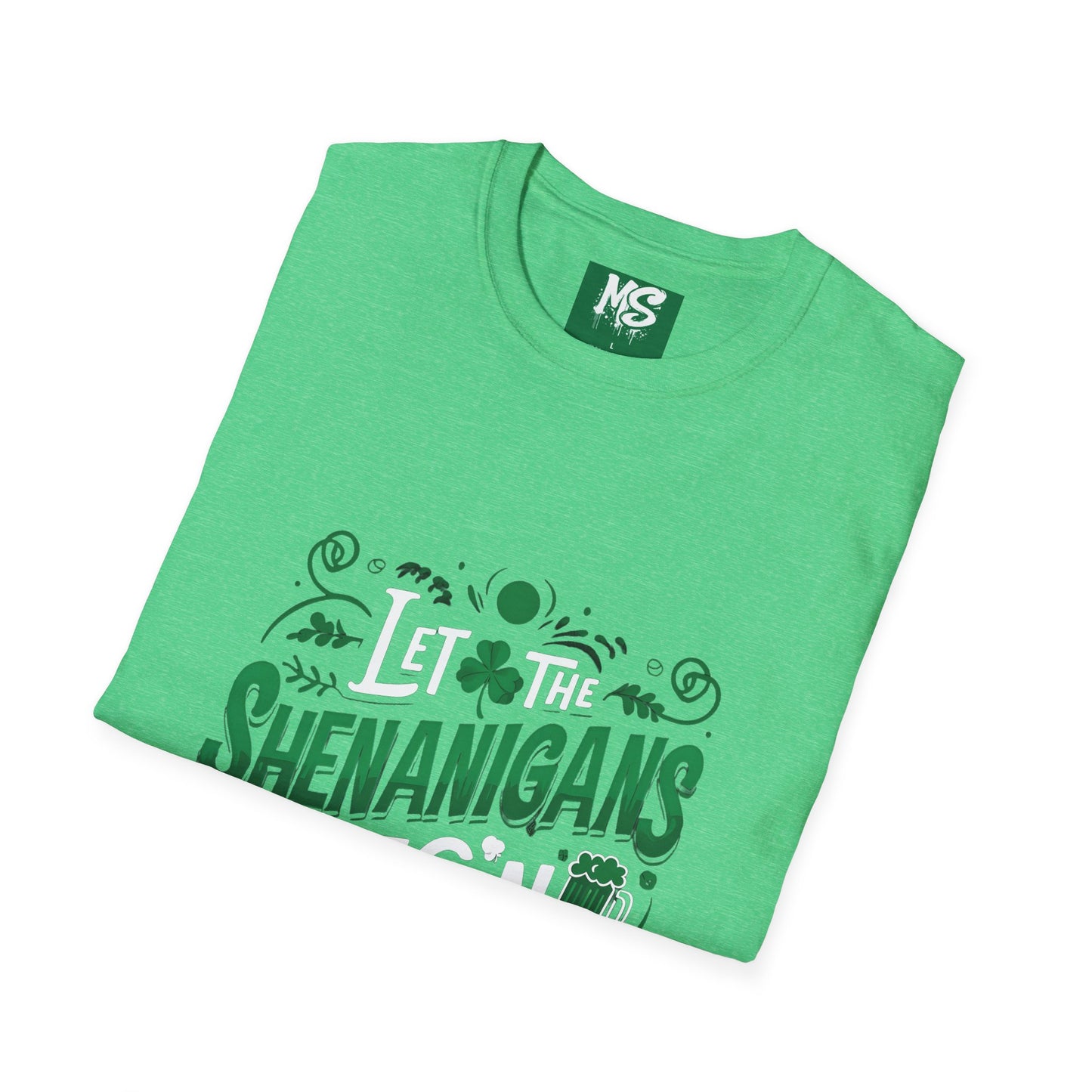 "Let the Shenanigans Begin" Unisex Softstyle T-Shirt