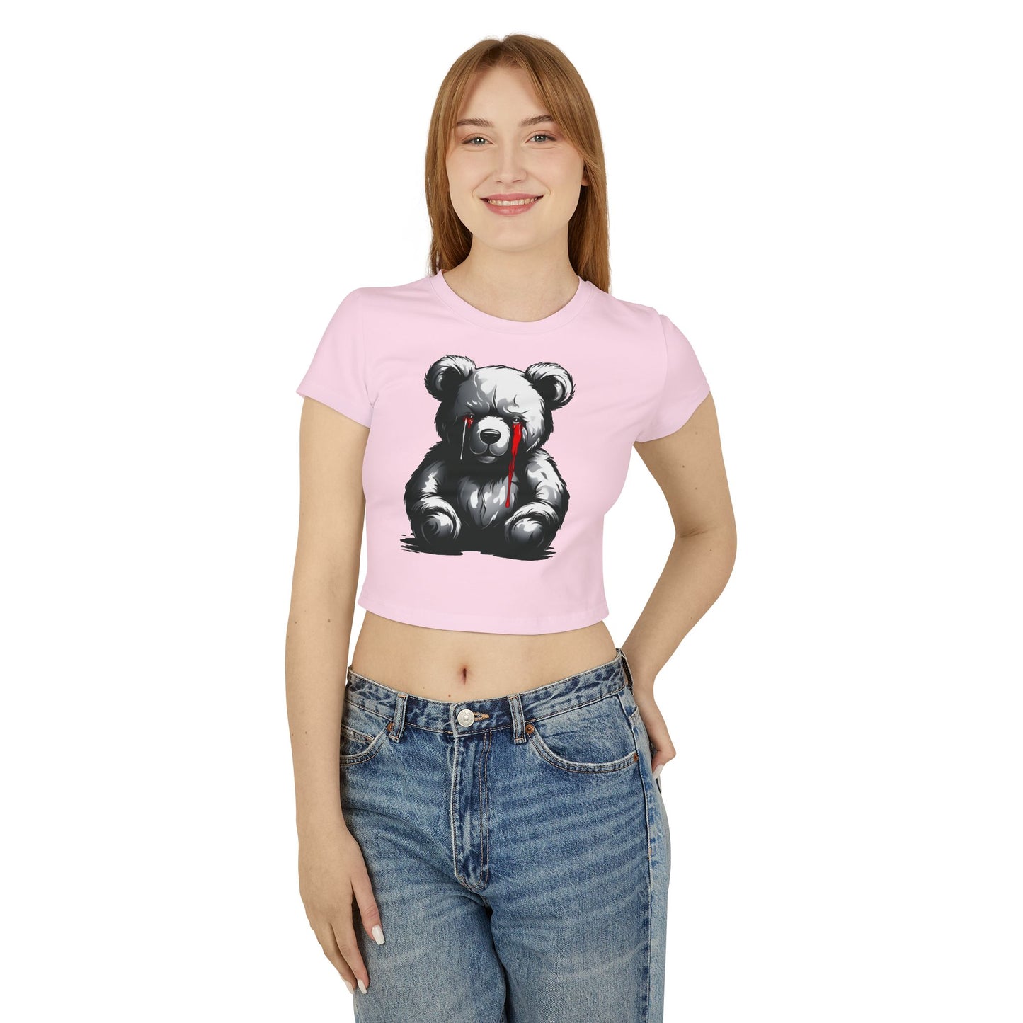 "Tearful Teddy" Women's Baby Tee