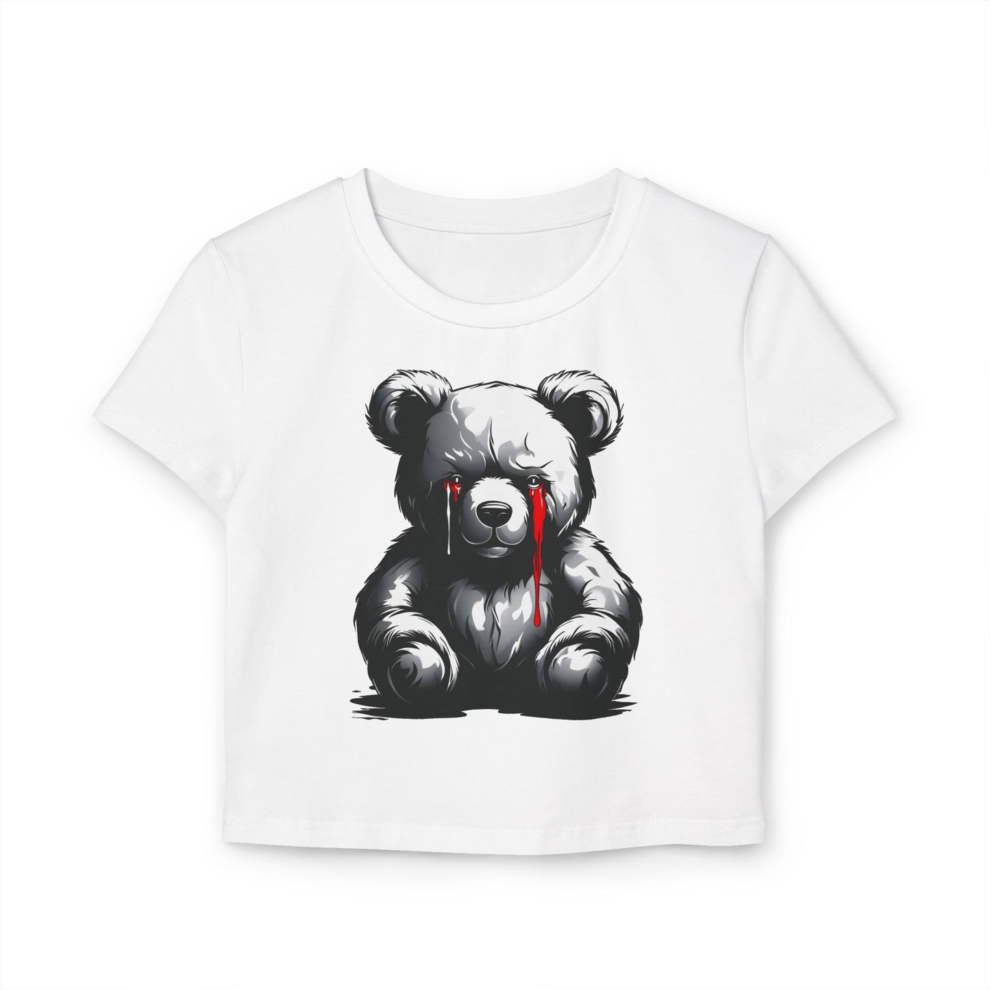 "Tearful Teddy" Women's Baby Tee