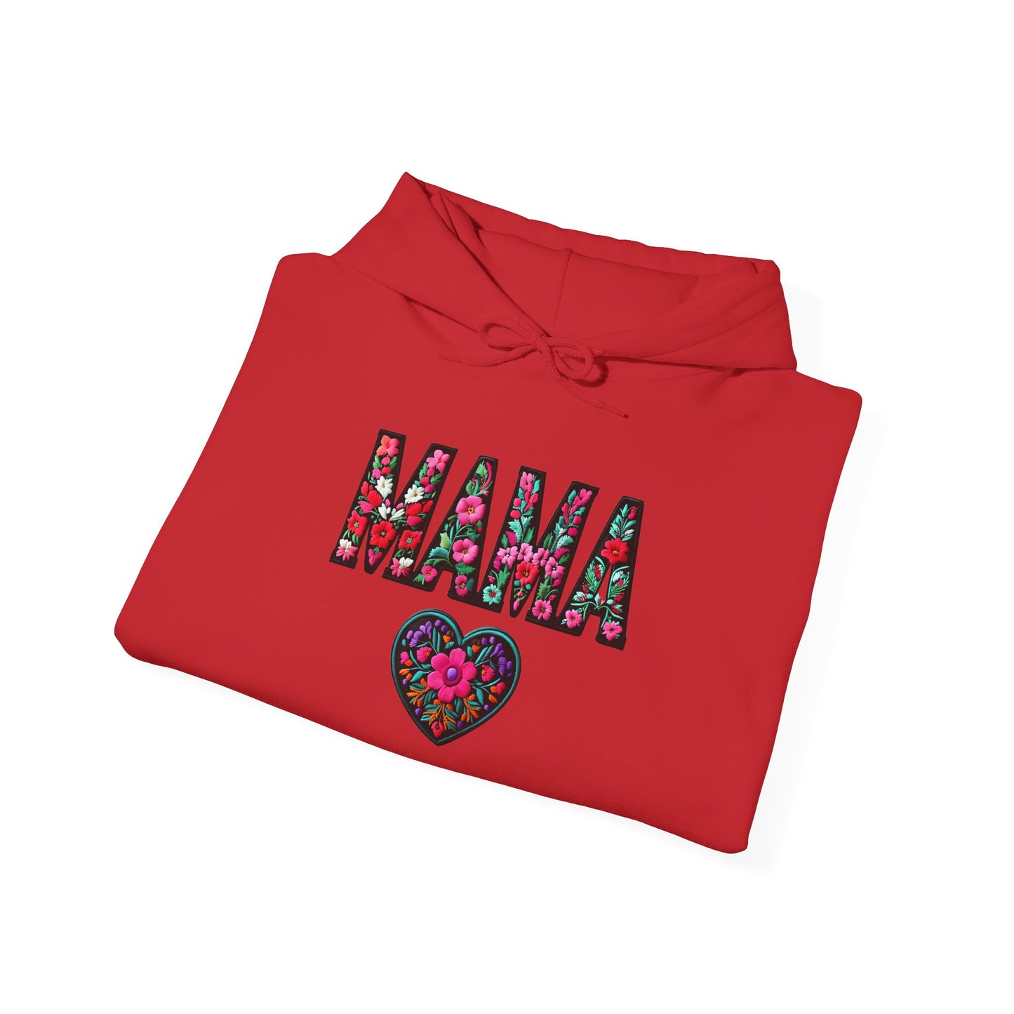 Floral Mama Hoodie - Cozy Unisex Heavy Blend™ Sweatshirt for Moms
