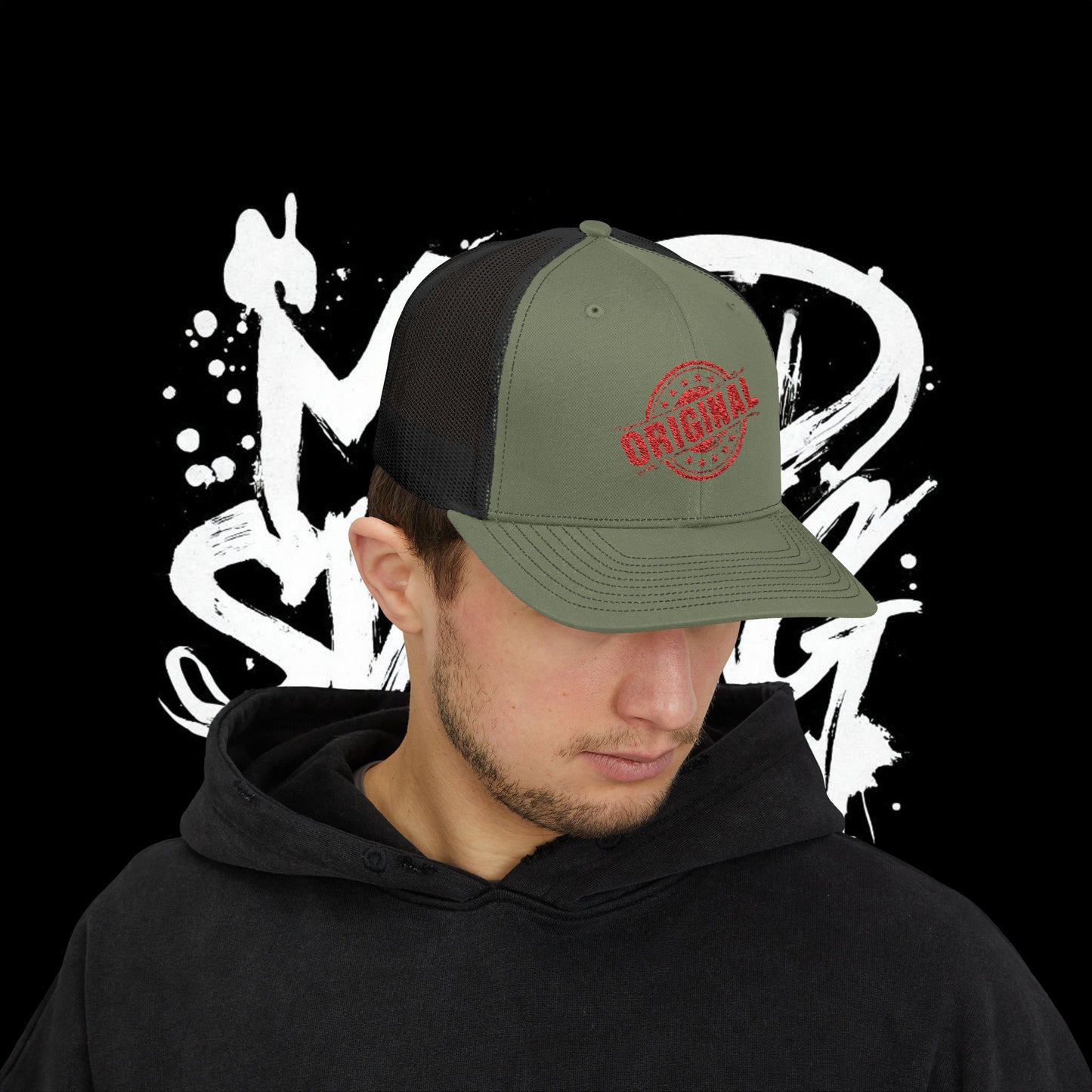 Original Snapback Trucker Cap - Stylish & Versatile Hat for Everyday Wear
