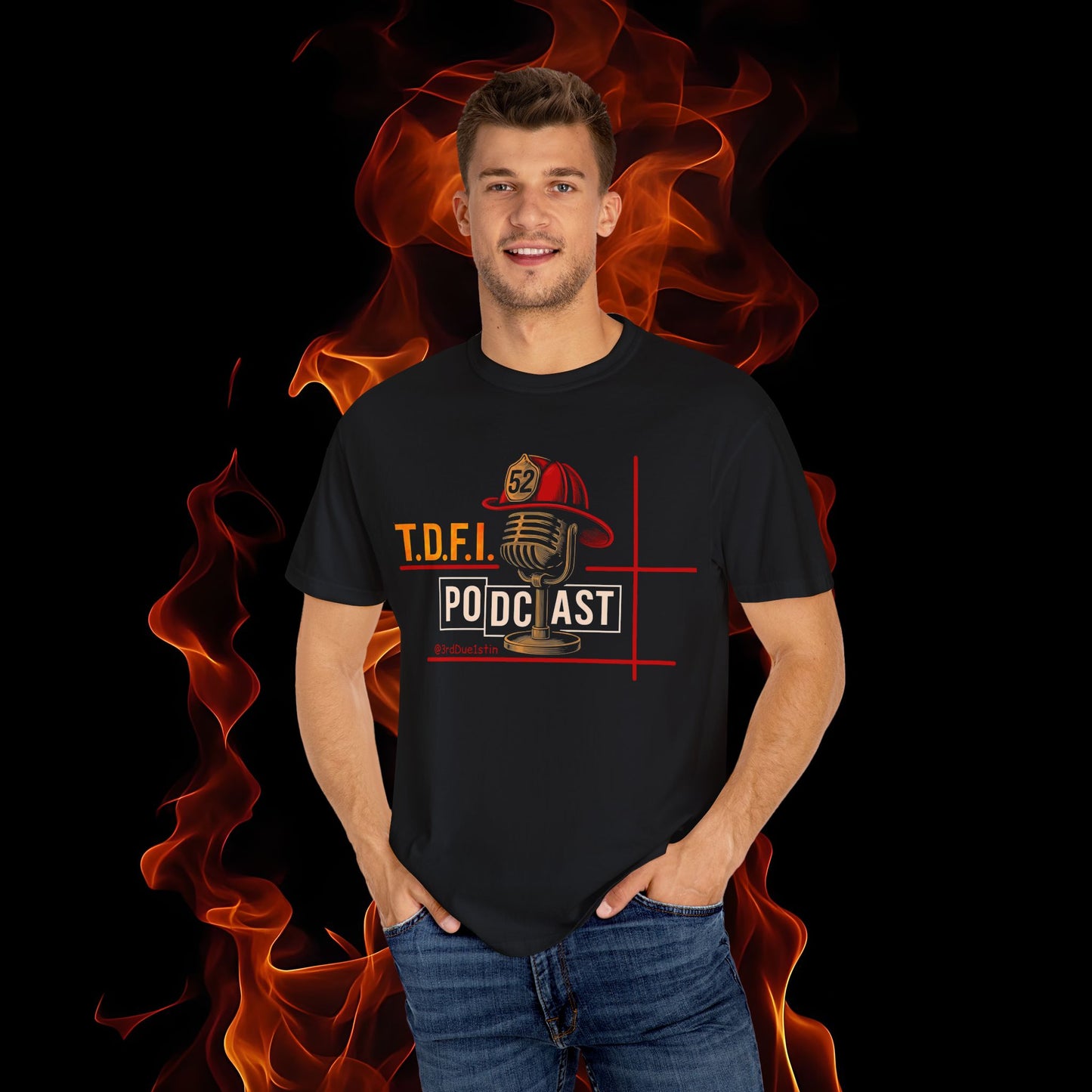 Retro Podcast T-Shirt, Unisex Cotton Tee for Podcasters, Gift for Podcast Lovers, Casual Everyday Wear, Fun Show Merchandise
