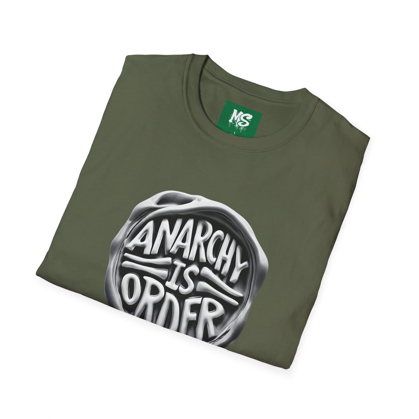 Anarchy Is Order Unisex Softstyle T-Shirt - Trendy Graphic Tee for Rebels