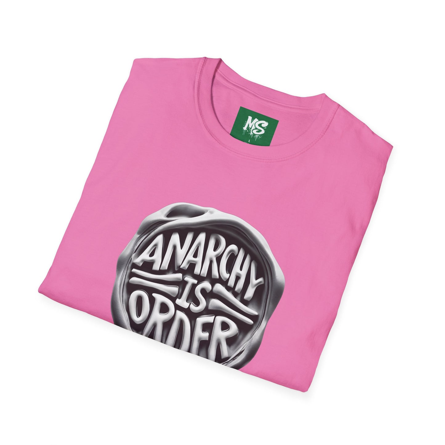 Anarchy Is Order Unisex Softstyle T-Shirt - Trendy Graphic Tee for Rebels