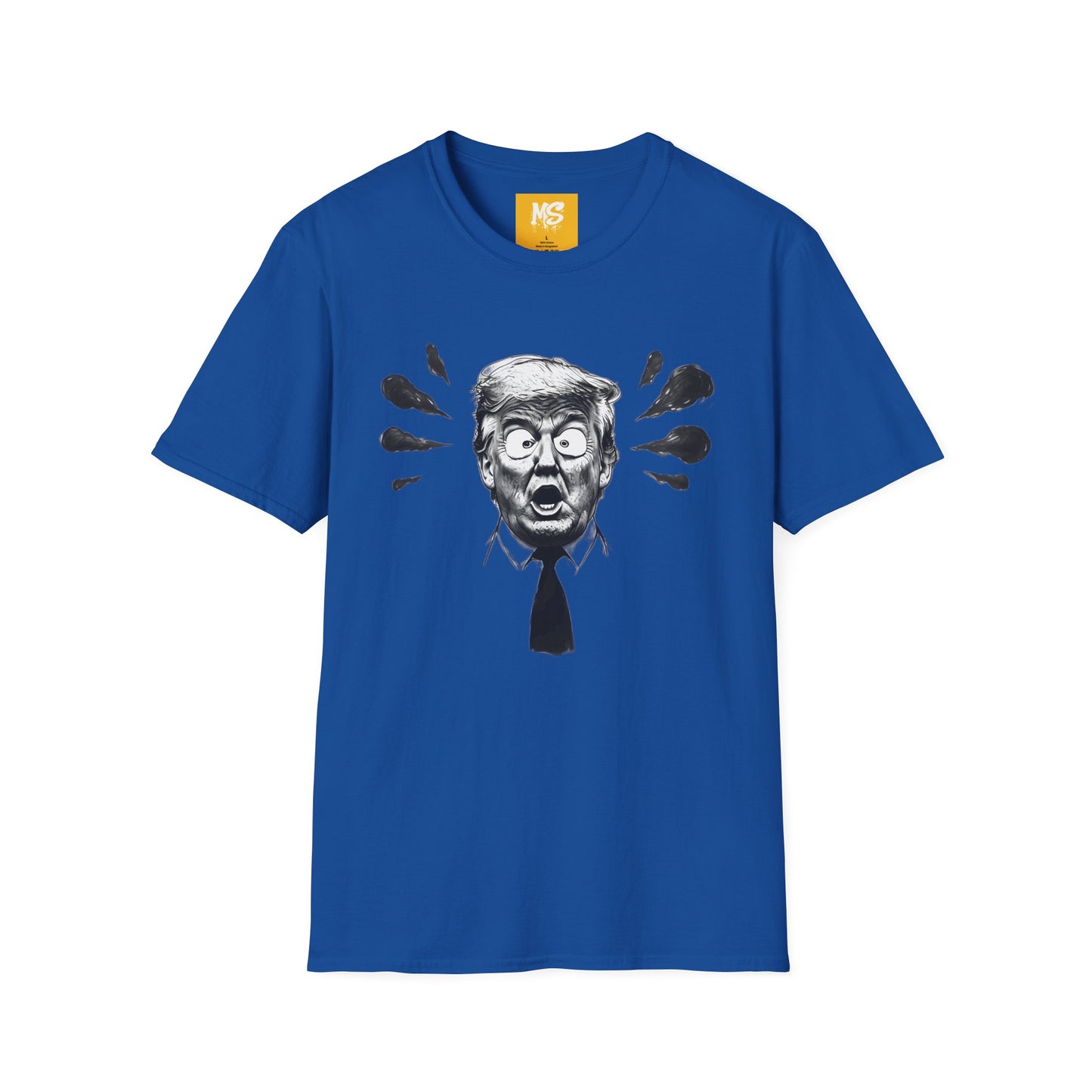 Funny Political T-Shirt - Comical Trump Graphic Tee for Election Season