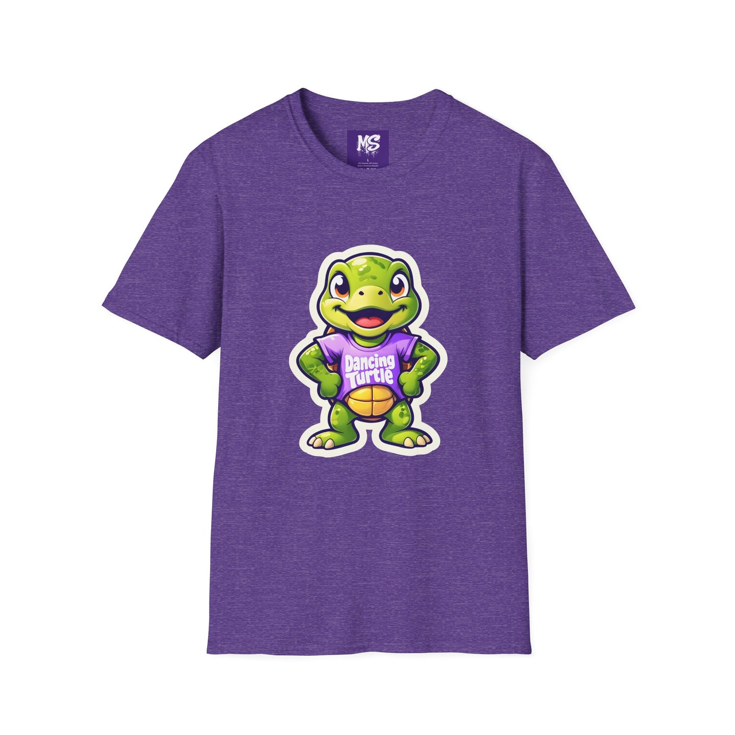 "Dancing Turtle" Unisex Softstyle T-Shirt