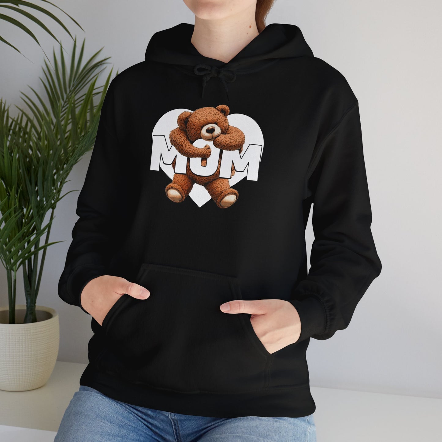 Cozy Mum Hoodie with Cute Bear Design