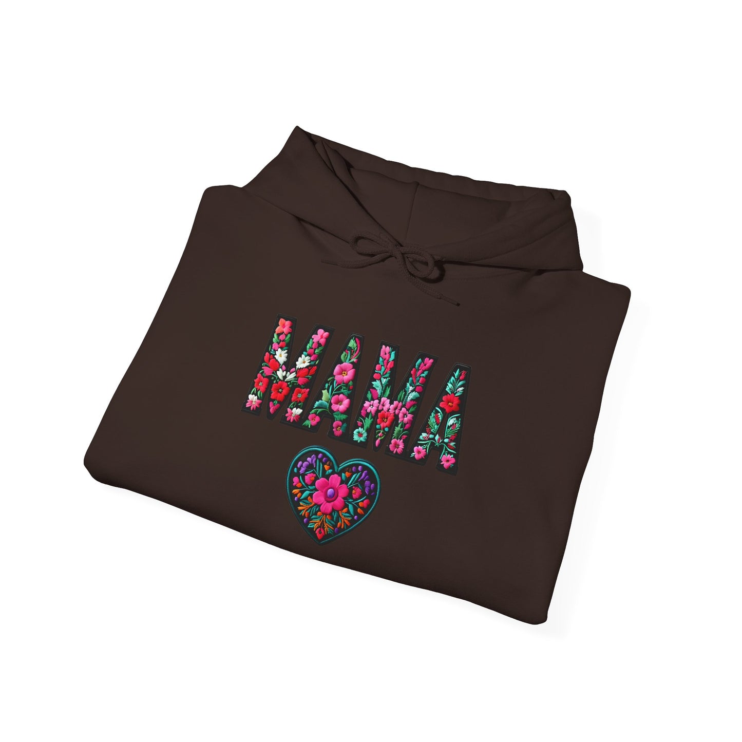 Floral Mama Hoodie - Cozy Unisex Heavy Blend™ Sweatshirt for Moms