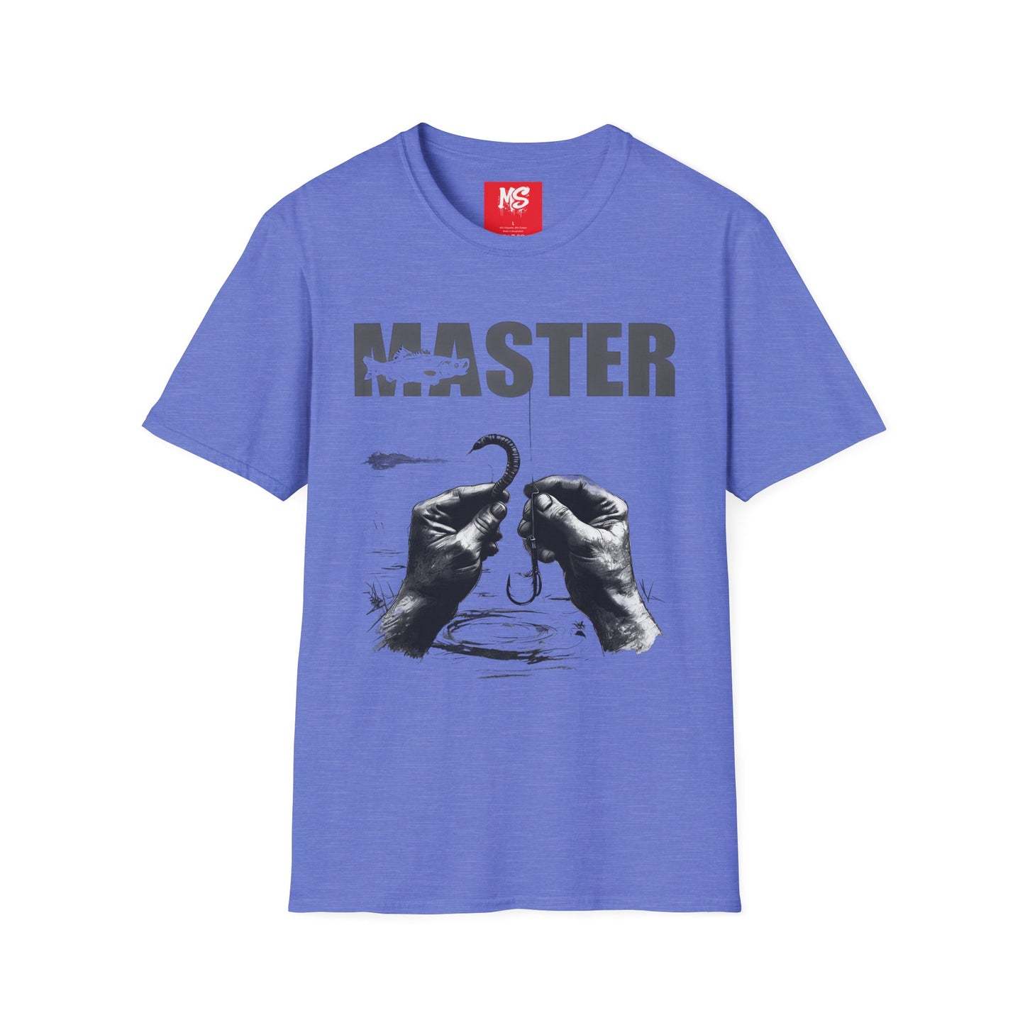 Master Fishing "Master Baiter" Unisex Softstyle T-Shirt - Perfect for Anglers