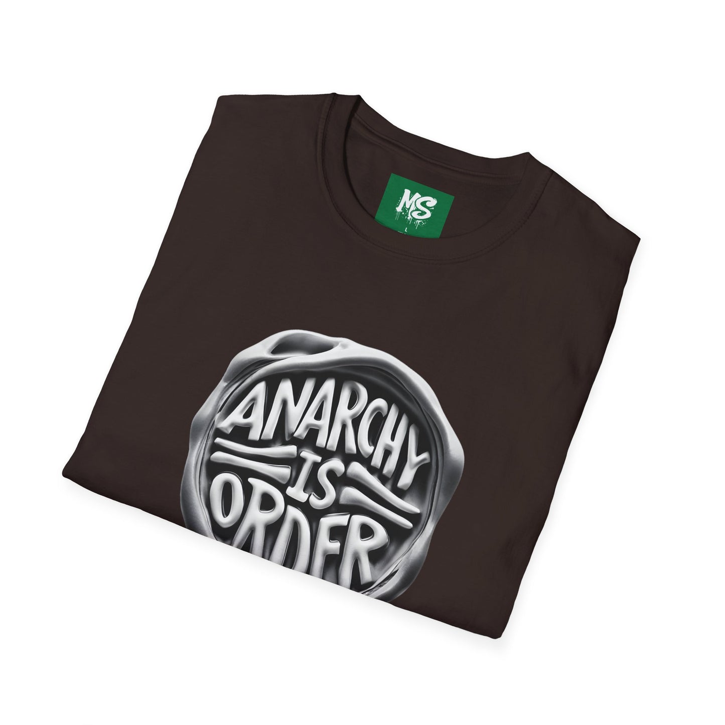 Anarchy Is Order Unisex Softstyle T-Shirt - Trendy Graphic Tee for Rebels