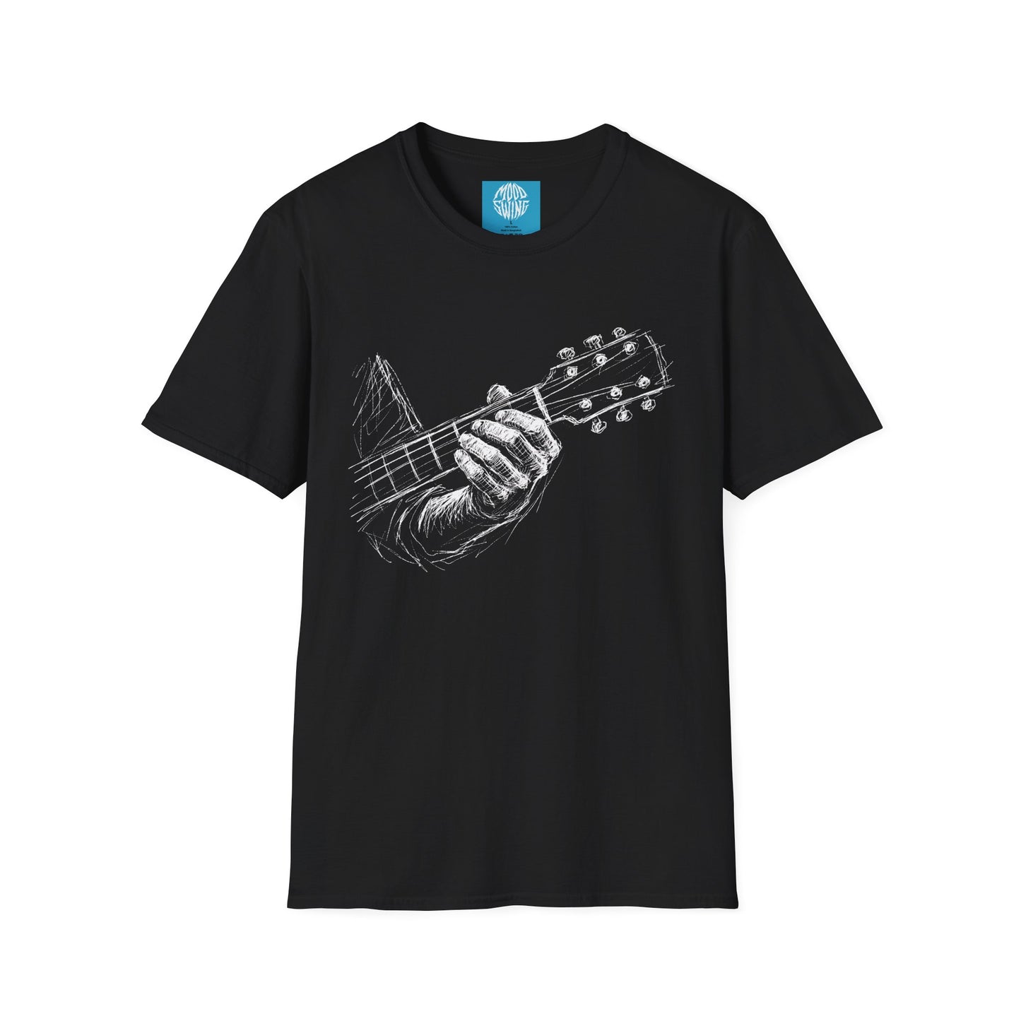 Guitar Hand T-Shirt — Vintage Acoustic Player Tee