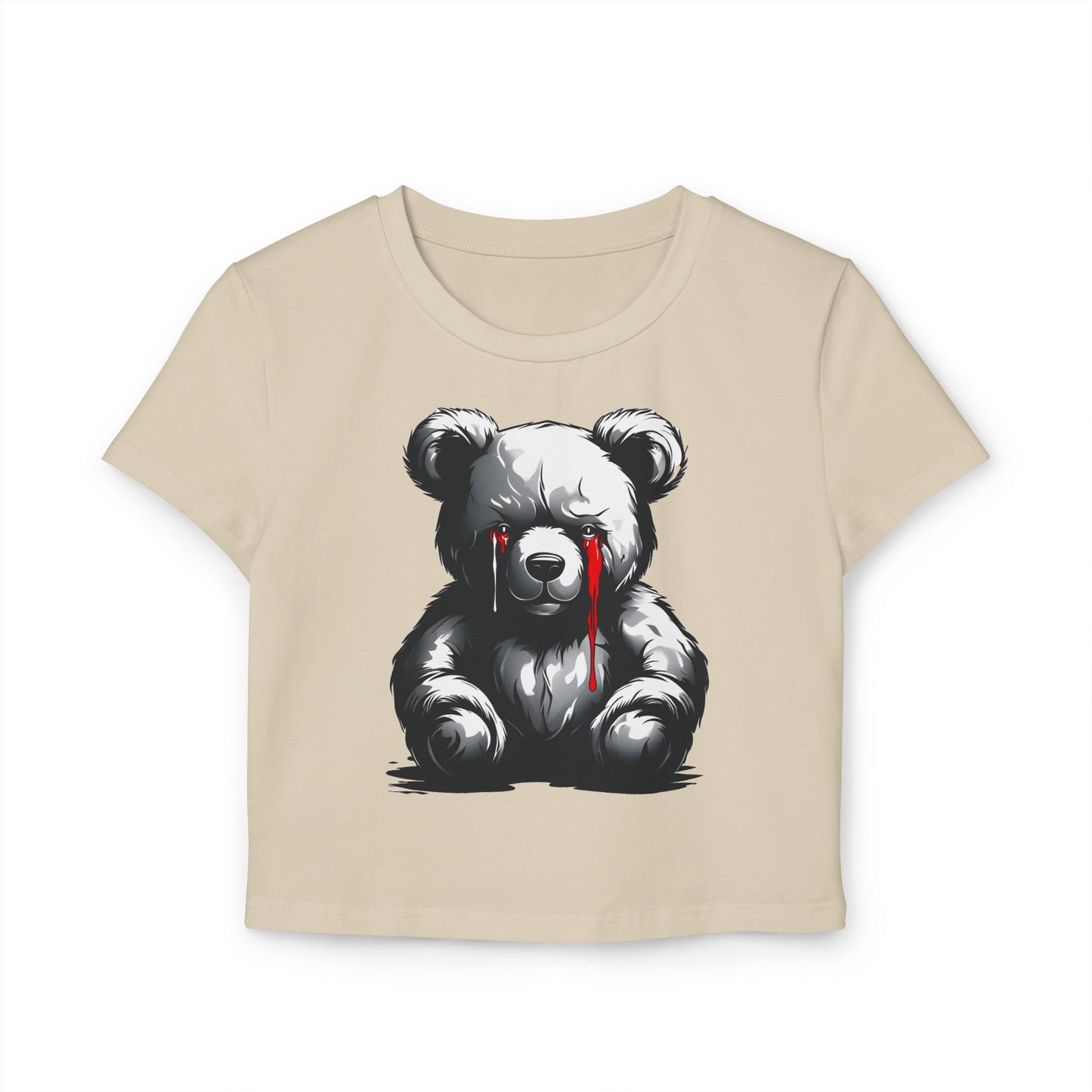 "Tearful Teddy" Women's Baby Tee