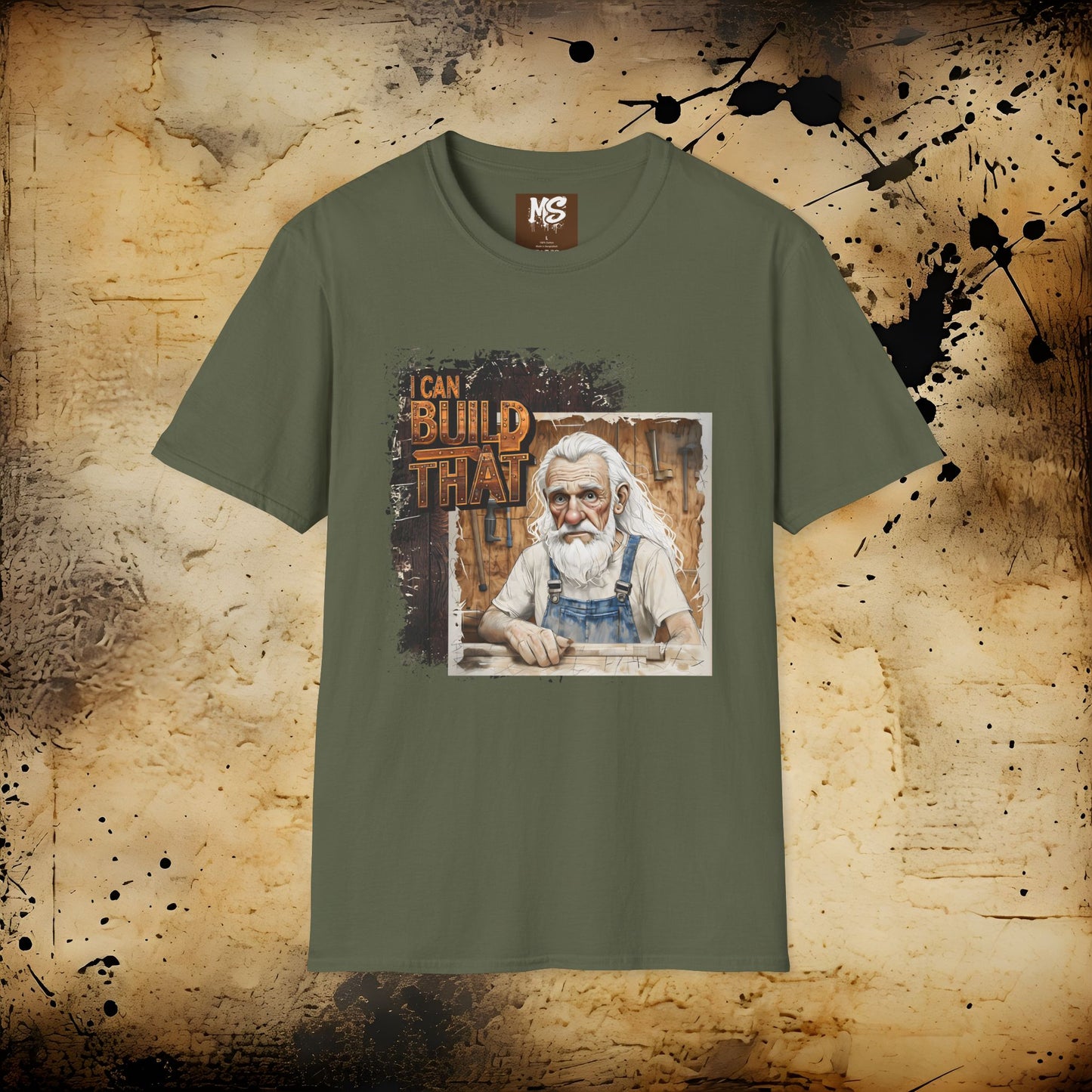 Funny Builder Unisex Softstyle T-Shirt | I Can Build That | Great Gift for Dads and DIY Enthusiasts