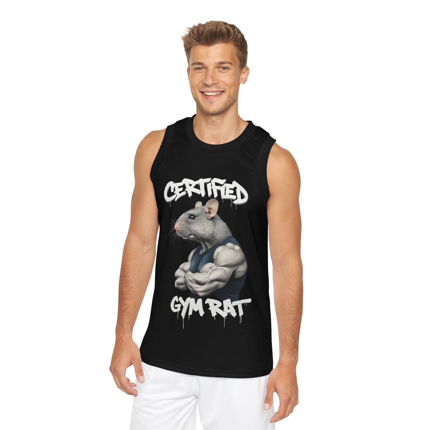Certified Gym Rat Unisex Jersey Tank - Perfect for Fitness Enthusiasts
