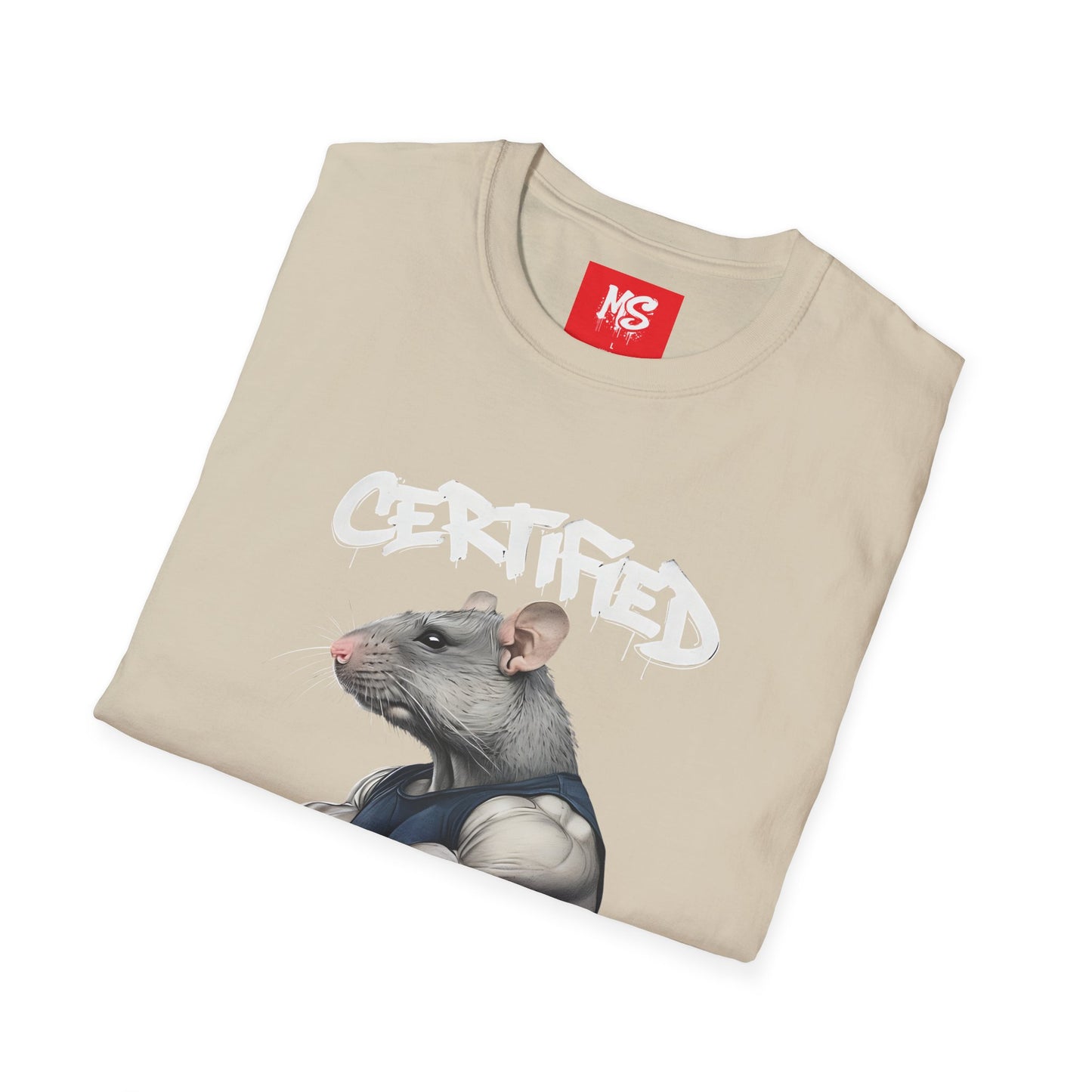 Certified Gym Rat Unisex Softstyle T-Shirt - Fitness Apparel for Workout Enthusiasts