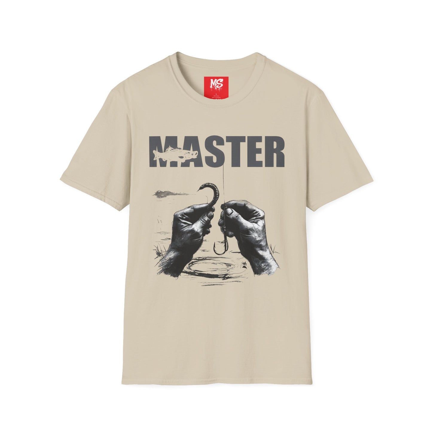 Master Fishing "Master Baiter" Unisex Softstyle T-Shirt - Perfect for Anglers
