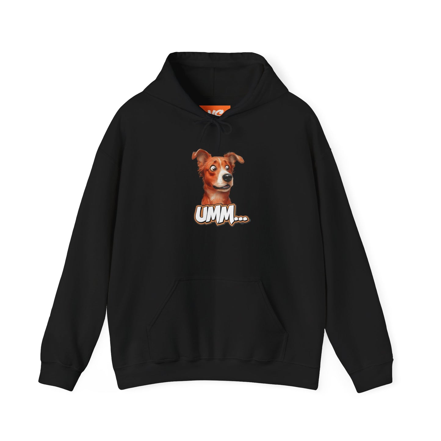 Funny Dog Graphic Hoodie - 'UMM...' Unisex Heavy Blend Sweatshirt
