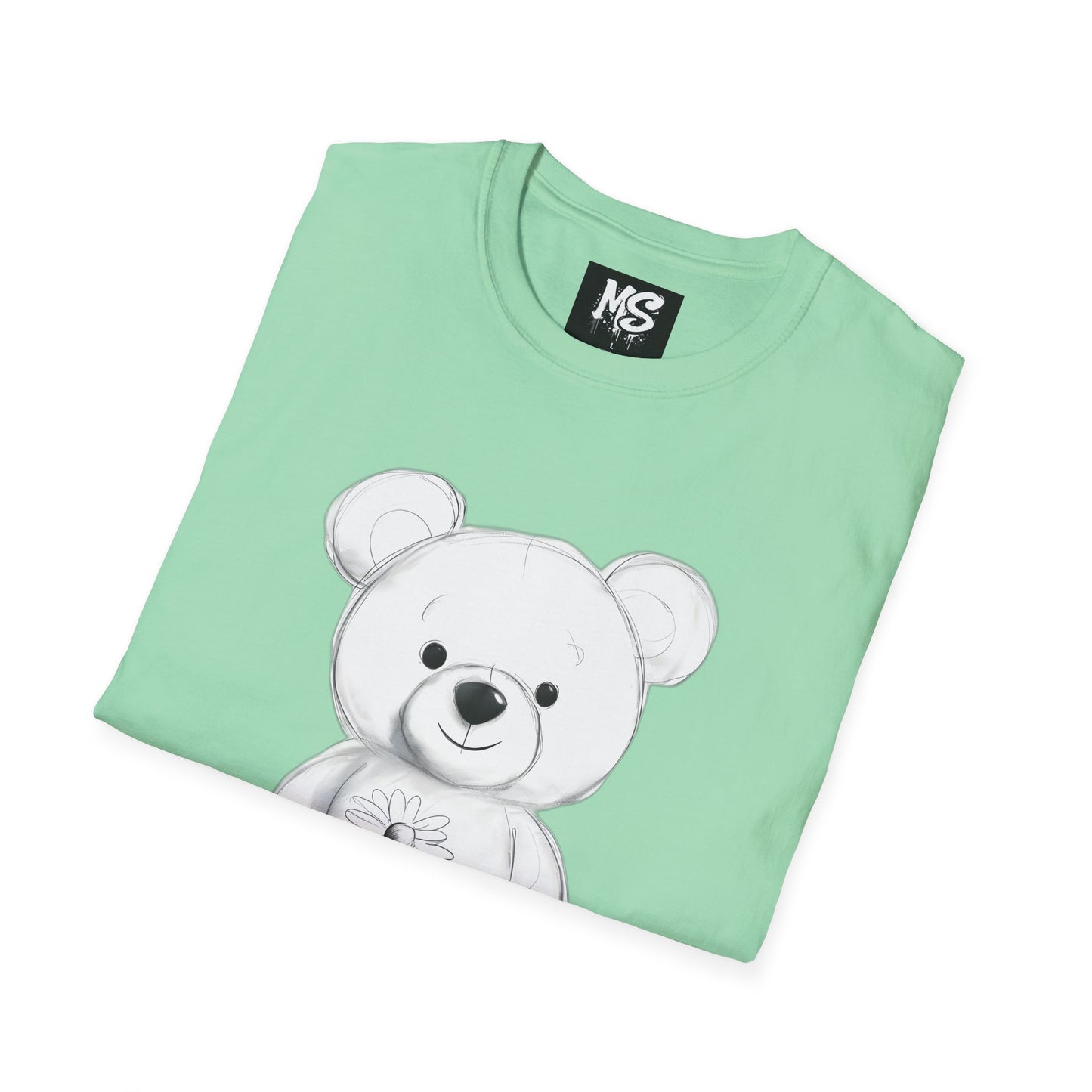 " Teddy Daisy" Unisex Softstyle T-Shirt