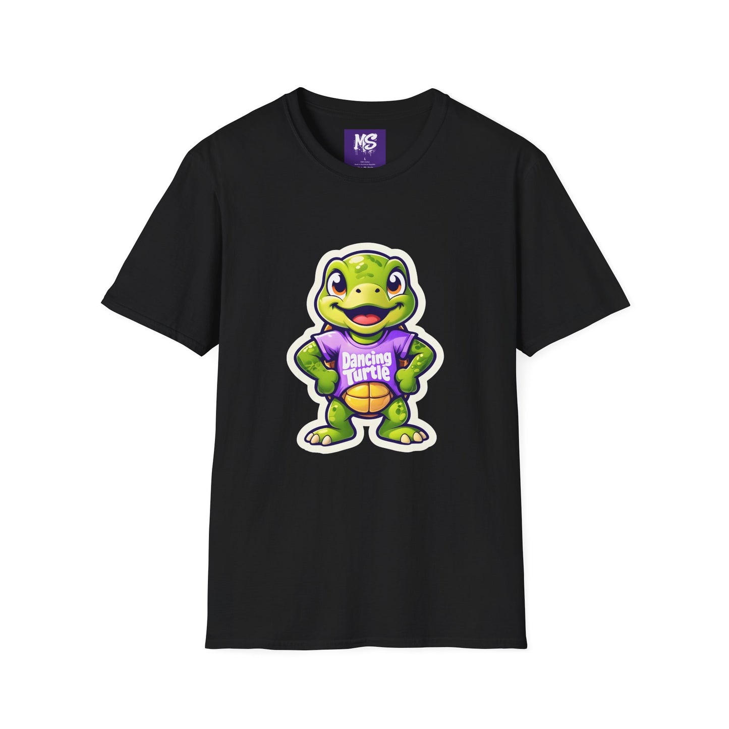 "Dancing Turtle" Unisex Softstyle T-Shirt