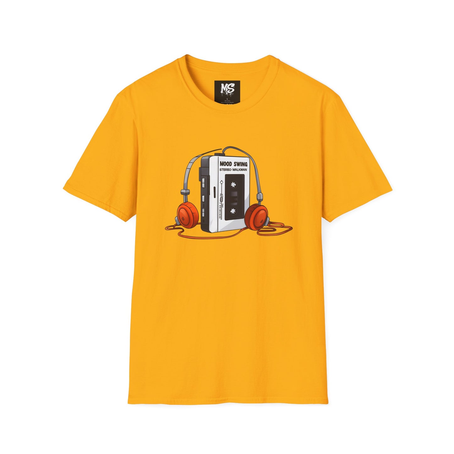 "Walkman Waves" Unisex Softstyle T-Shirt