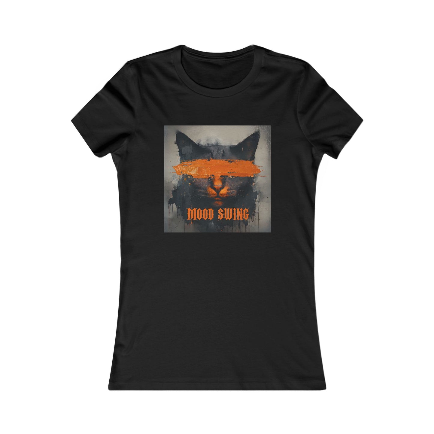 Mood Swing Cat Tee - Stylish Women's Favorite T-Shirt