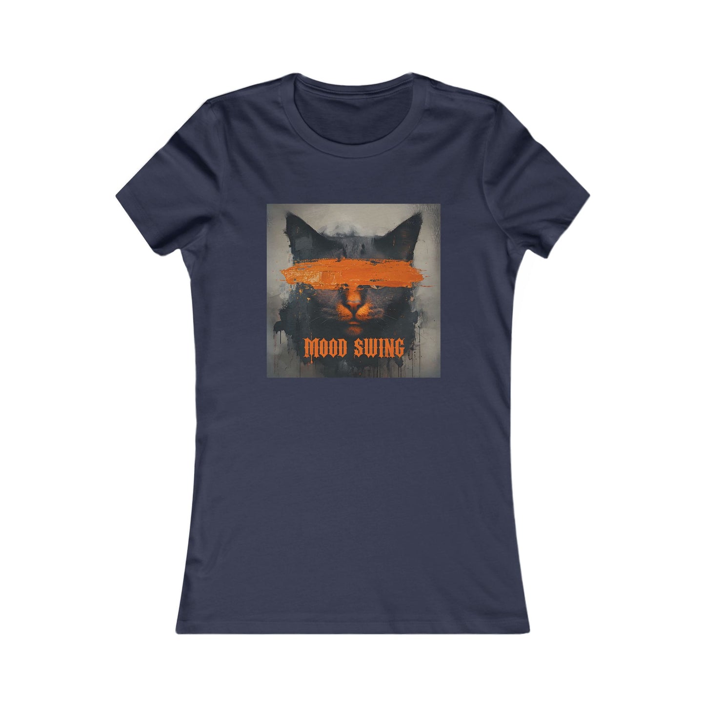 Mood Swing Cat Tee - Stylish Women's Favorite T-Shirt