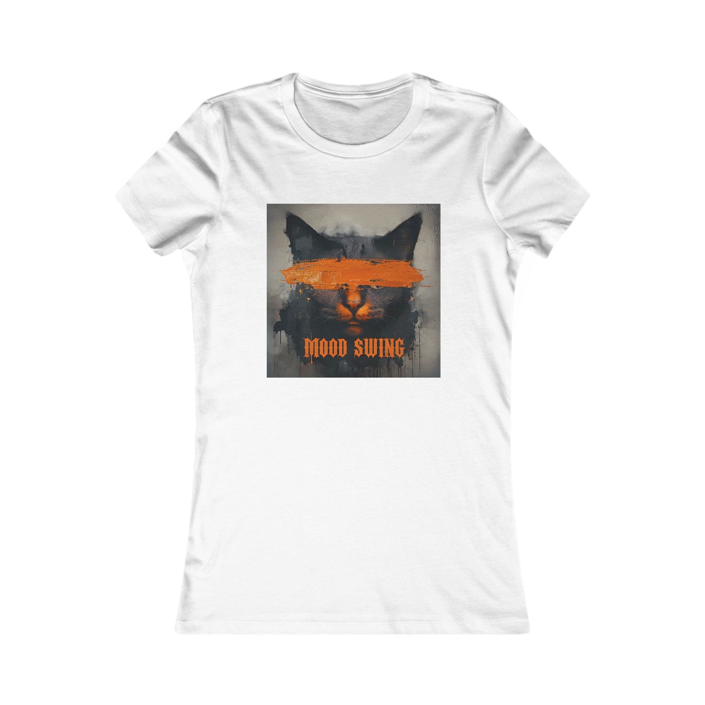 Mood Swing Cat Tee - Stylish Women's Favorite T-Shirt