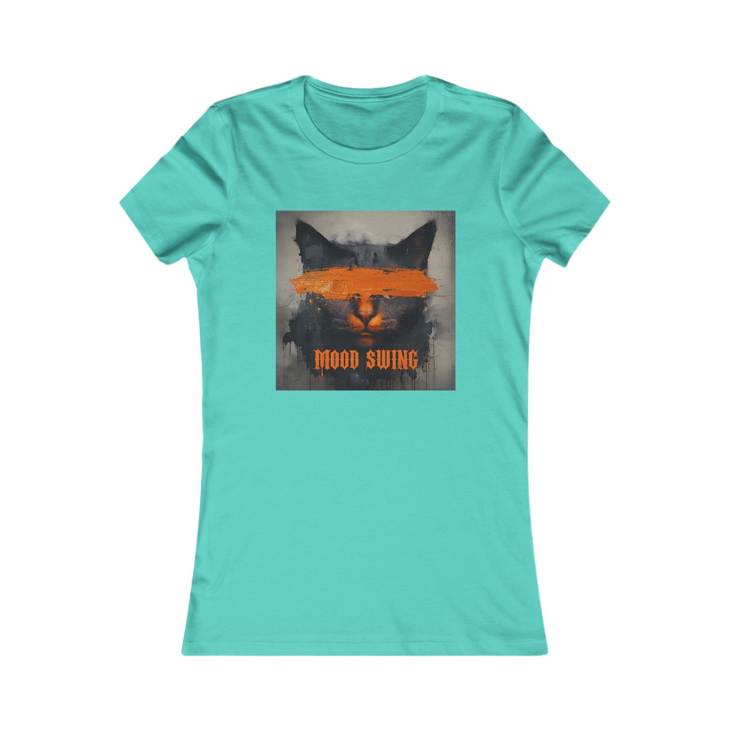 Mood Swing Cat Tee - Stylish Women's Favorite T-Shirt