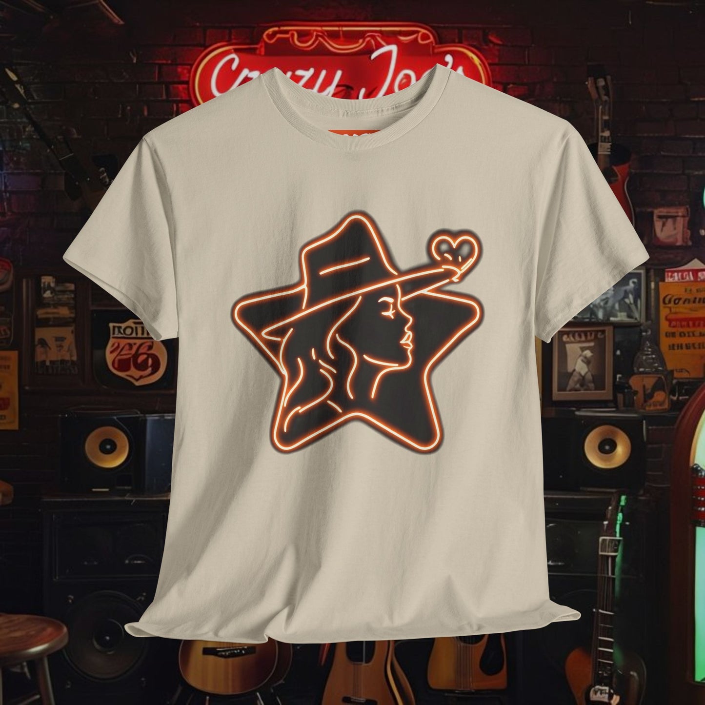 Stylish Star-country - Unisex Heavy Cotton Tee