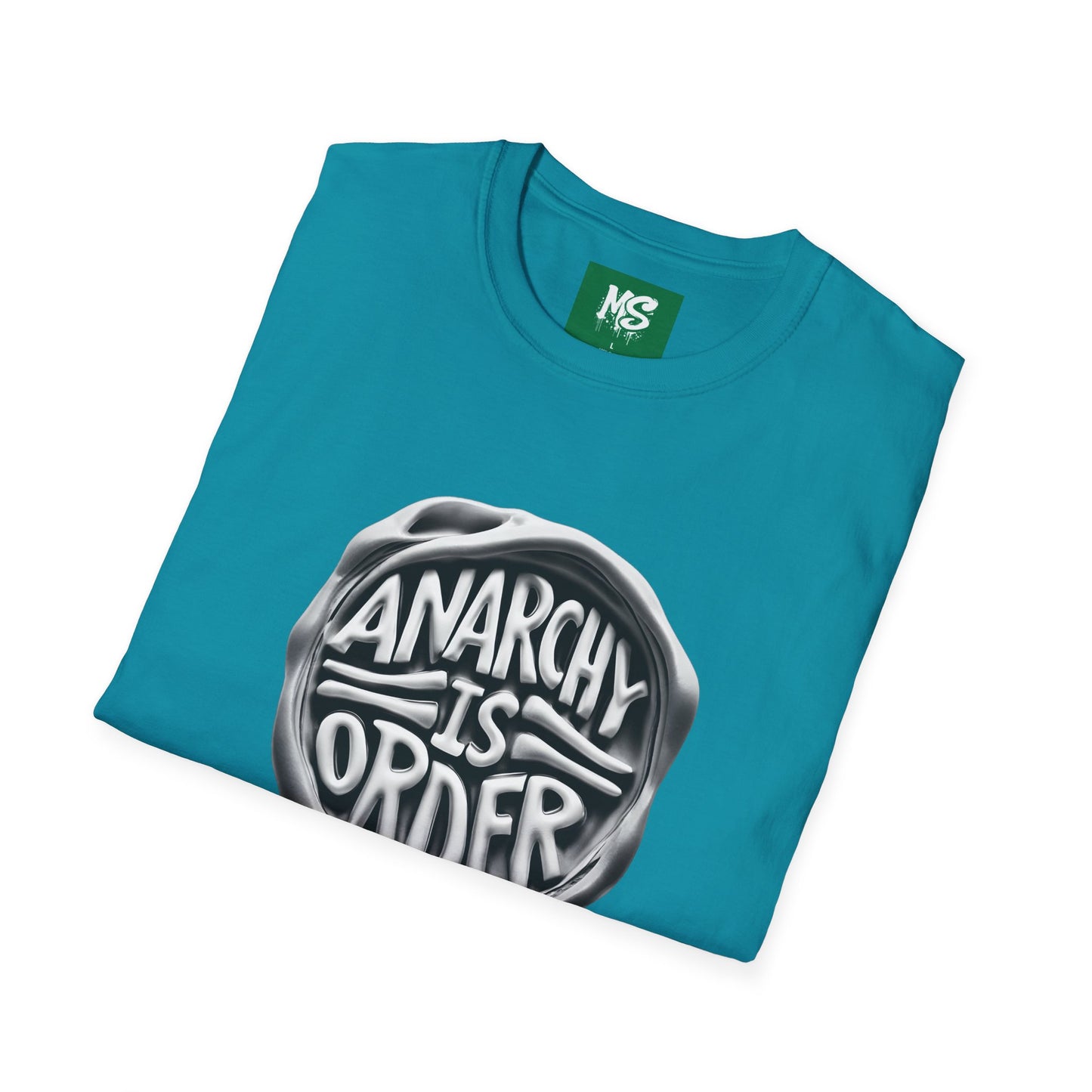 Anarchy Is Order Unisex Softstyle T-Shirt - Trendy Graphic Tee for Rebels