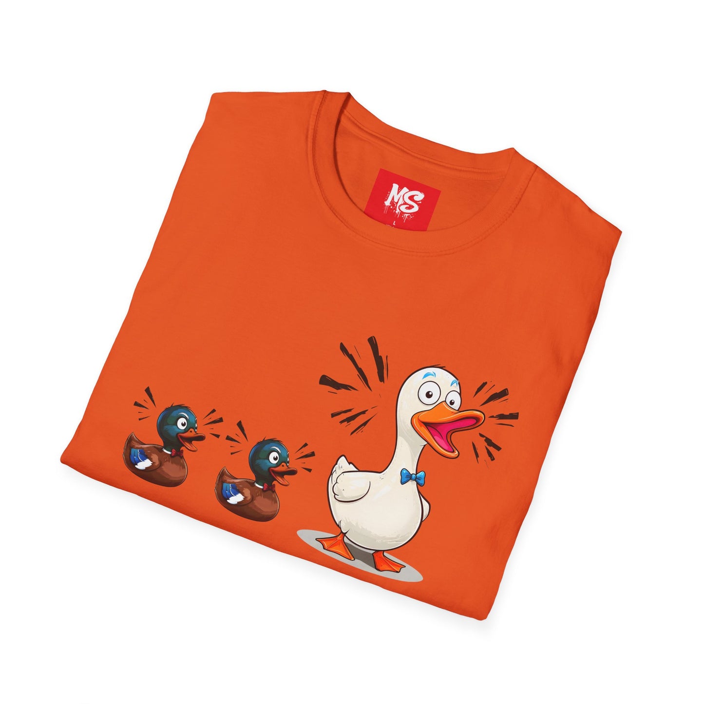 " Duck, Duck Goose" Quirky Duck Squad Unisex T-Shirt - Fun Graphic Tee for Animal Lovers