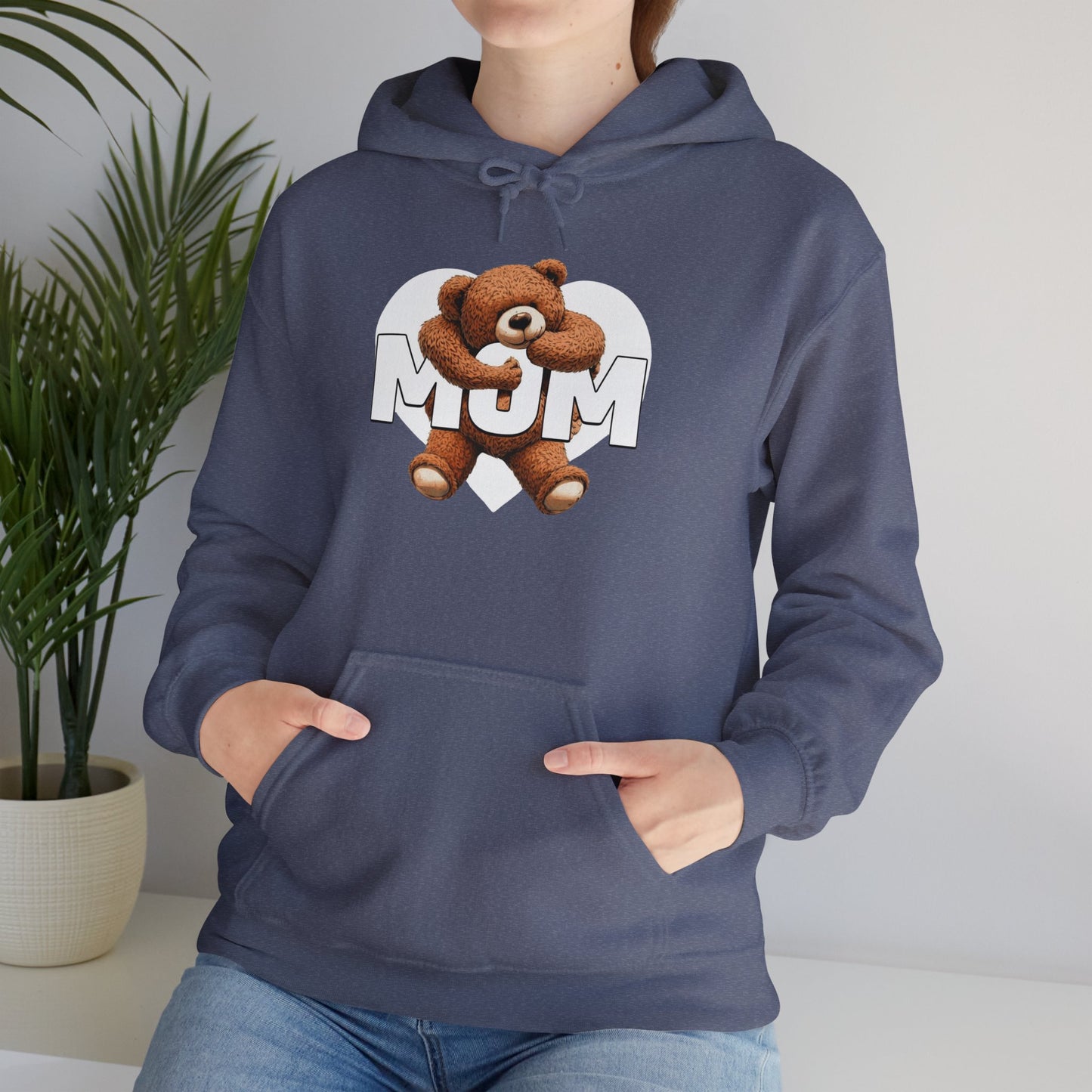 Cozy Mum Hoodie with Cute Bear Design