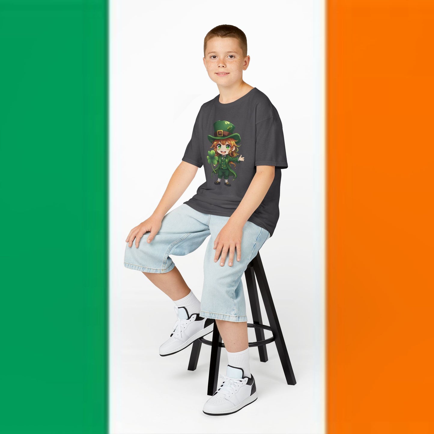 St. Patrick's Day Leprechaun Kids Heavy Cotton™ Tee