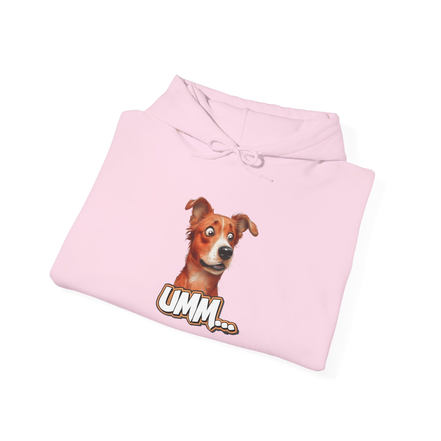 Funny Dog Graphic Hoodie - 'UMM...' Unisex Heavy Blend Sweatshirt