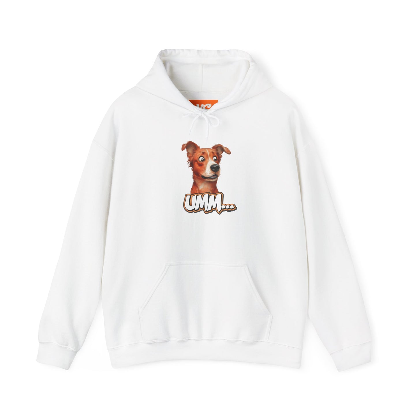 Funny Dog Graphic Hoodie - 'UMM...' Unisex Heavy Blend Sweatshirt