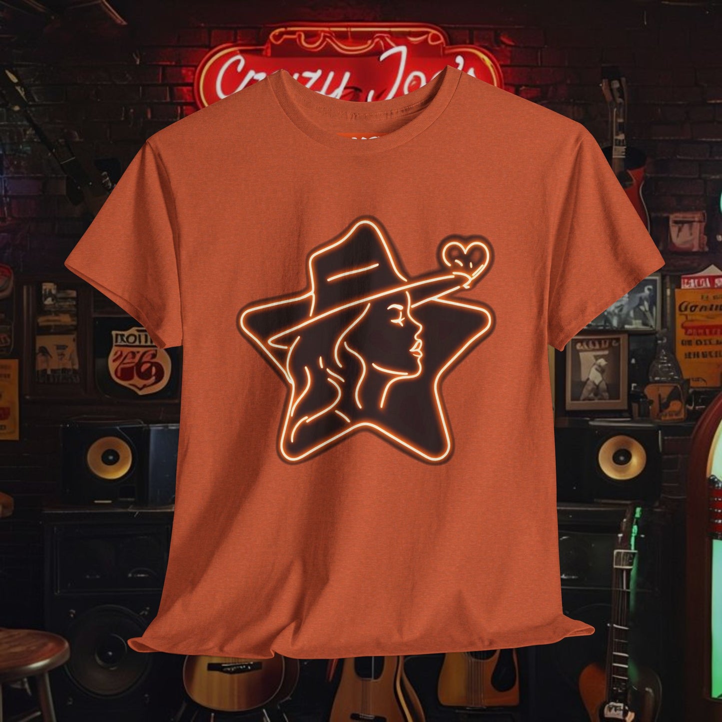 Stylish Star-country - Unisex Heavy Cotton Tee