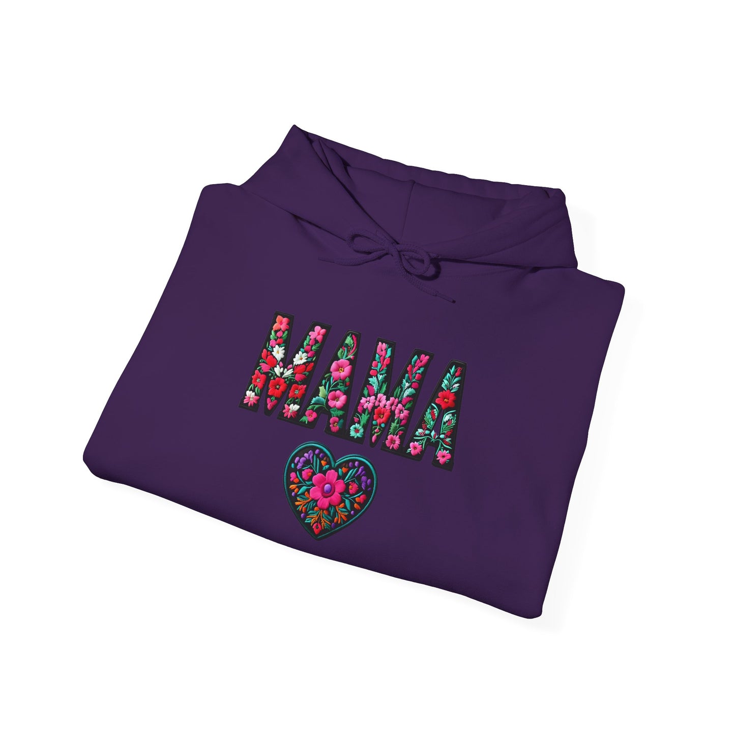 Floral Mama Hoodie - Cozy Unisex Heavy Blend™ Sweatshirt for Moms