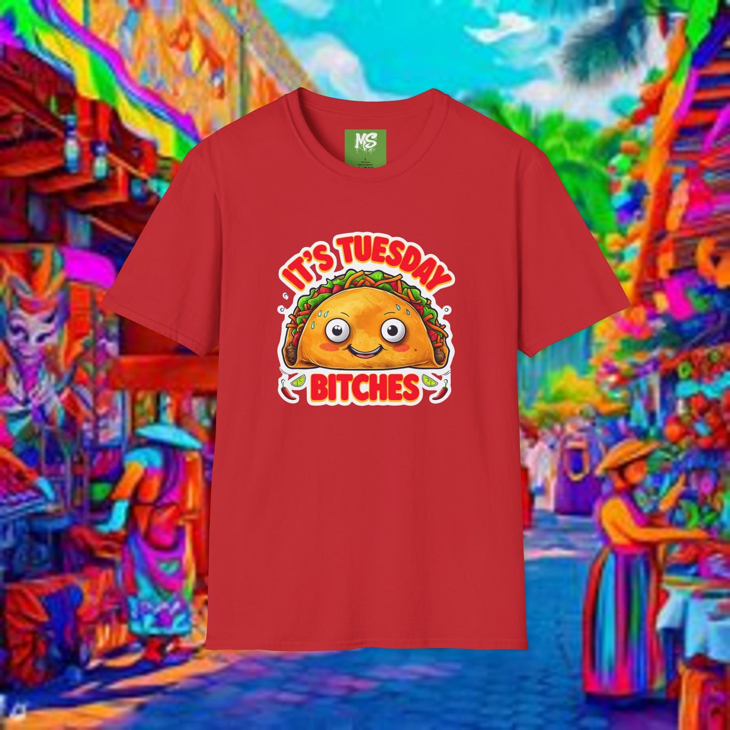 Funny Taco Tuesday Unisex Softstyle T-Shirt