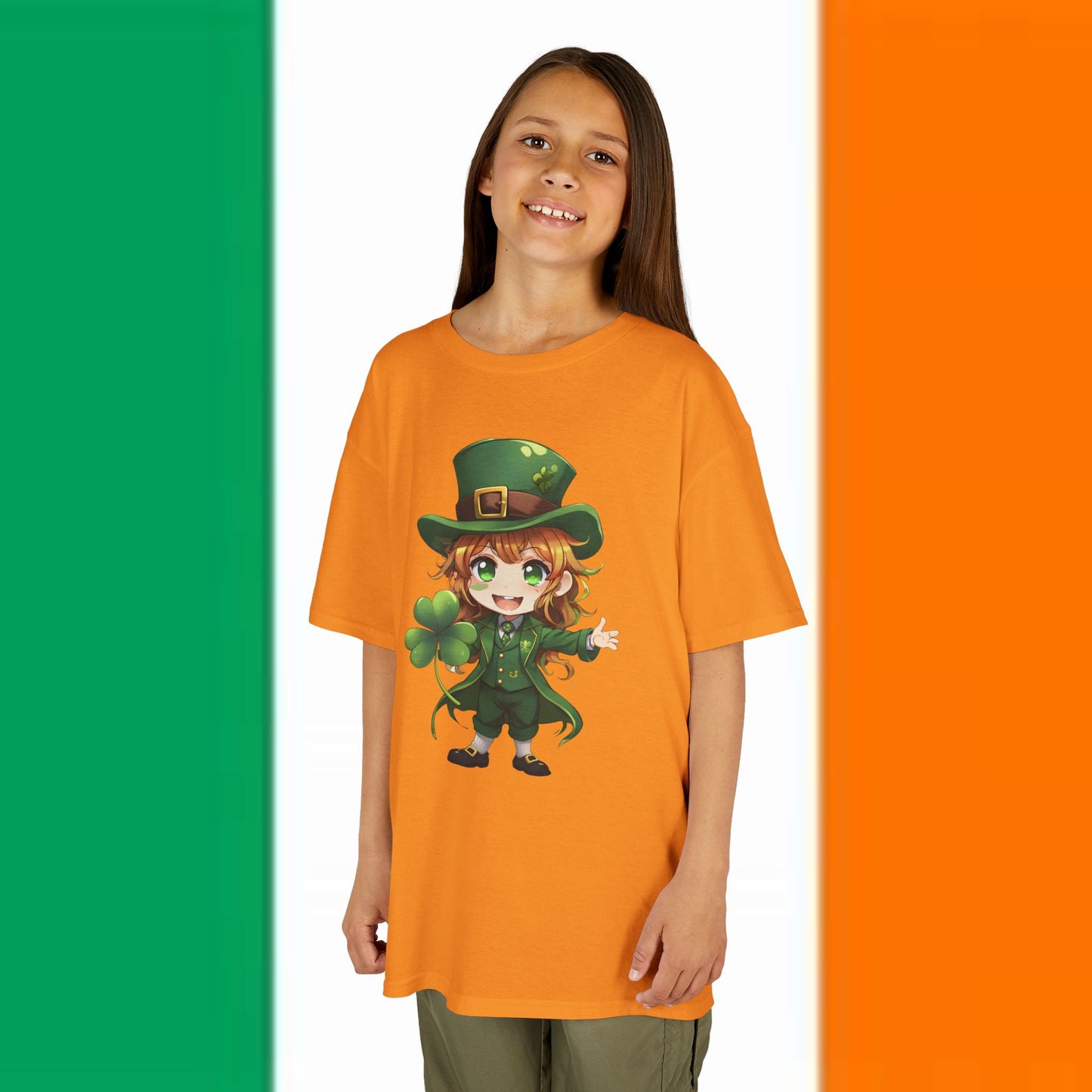 St. Patrick's Day Leprechaun Kids Heavy Cotton™ Tee