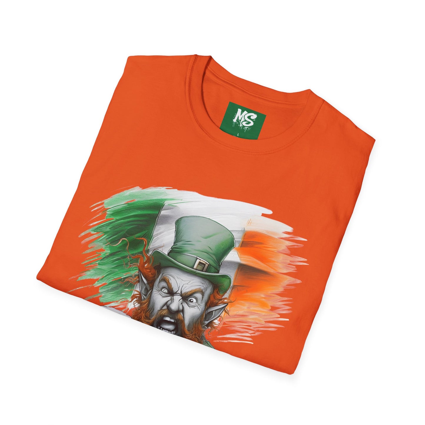 St. Patrick's Day Funny Leprechaun T-Shirt - Unisex Softstyle Tee