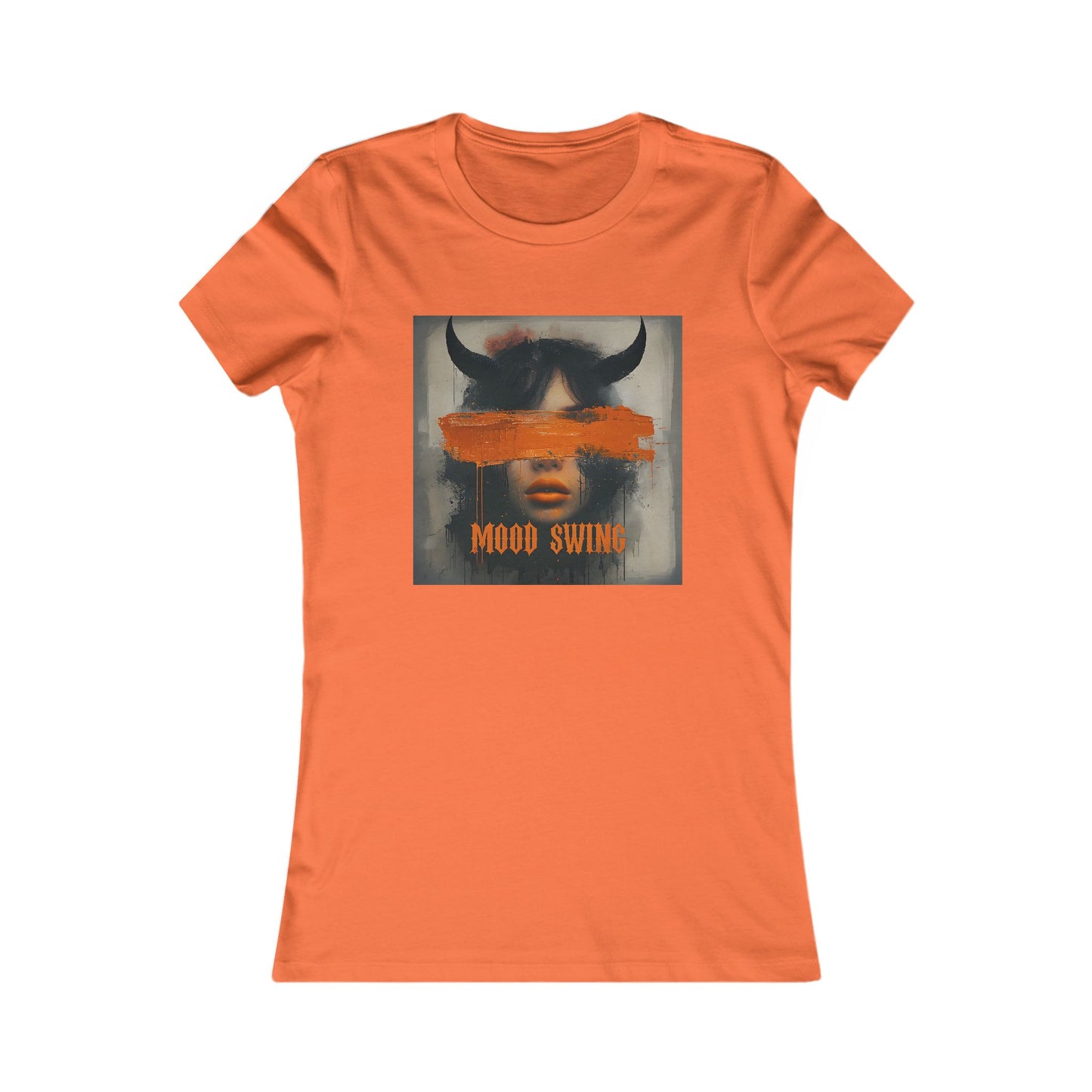 Mood Swing Gothic Graphic Tee for Women - Casual Daily Wear