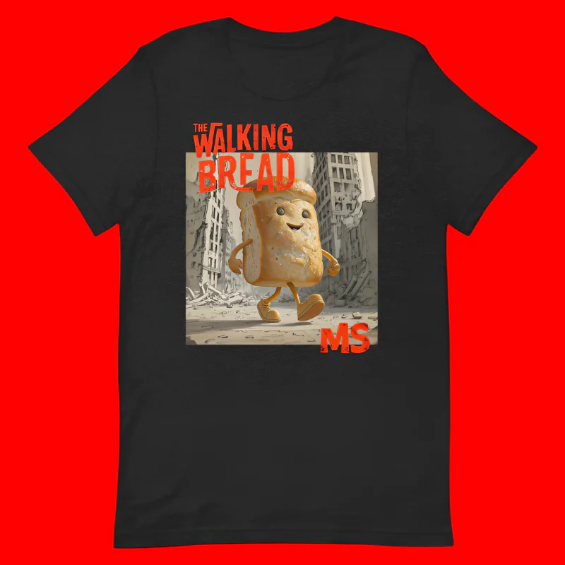 The Walking Bread Unisex t-shirt