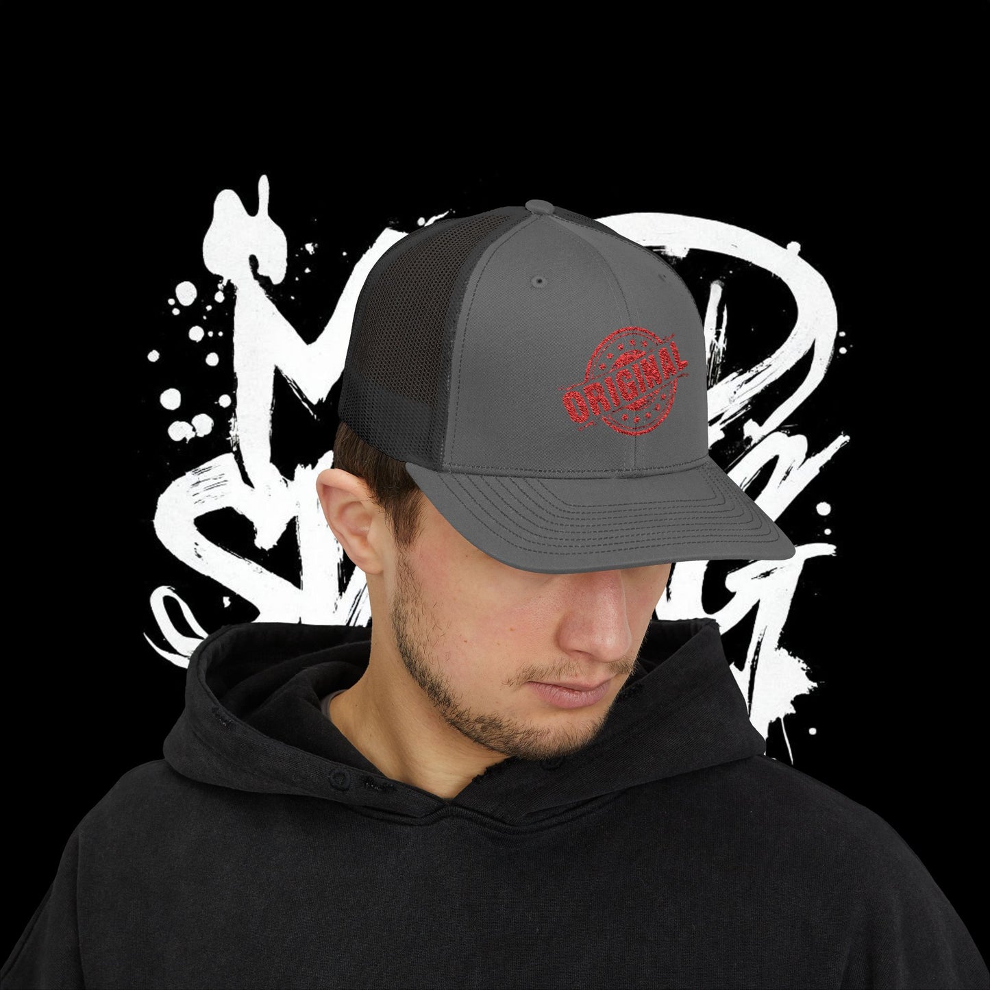Original Snapback Trucker Cap - Stylish & Versatile Hat for Everyday Wear