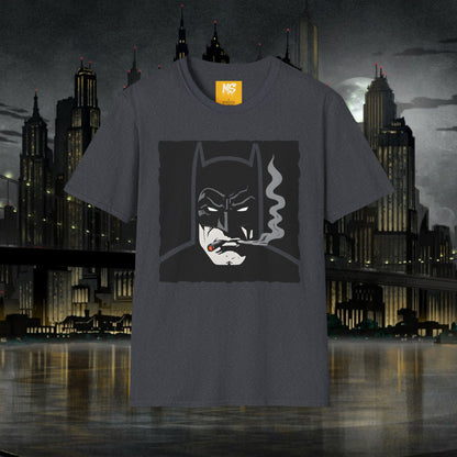 Cool Batman Graphic Unisex T-Shirt Smoking