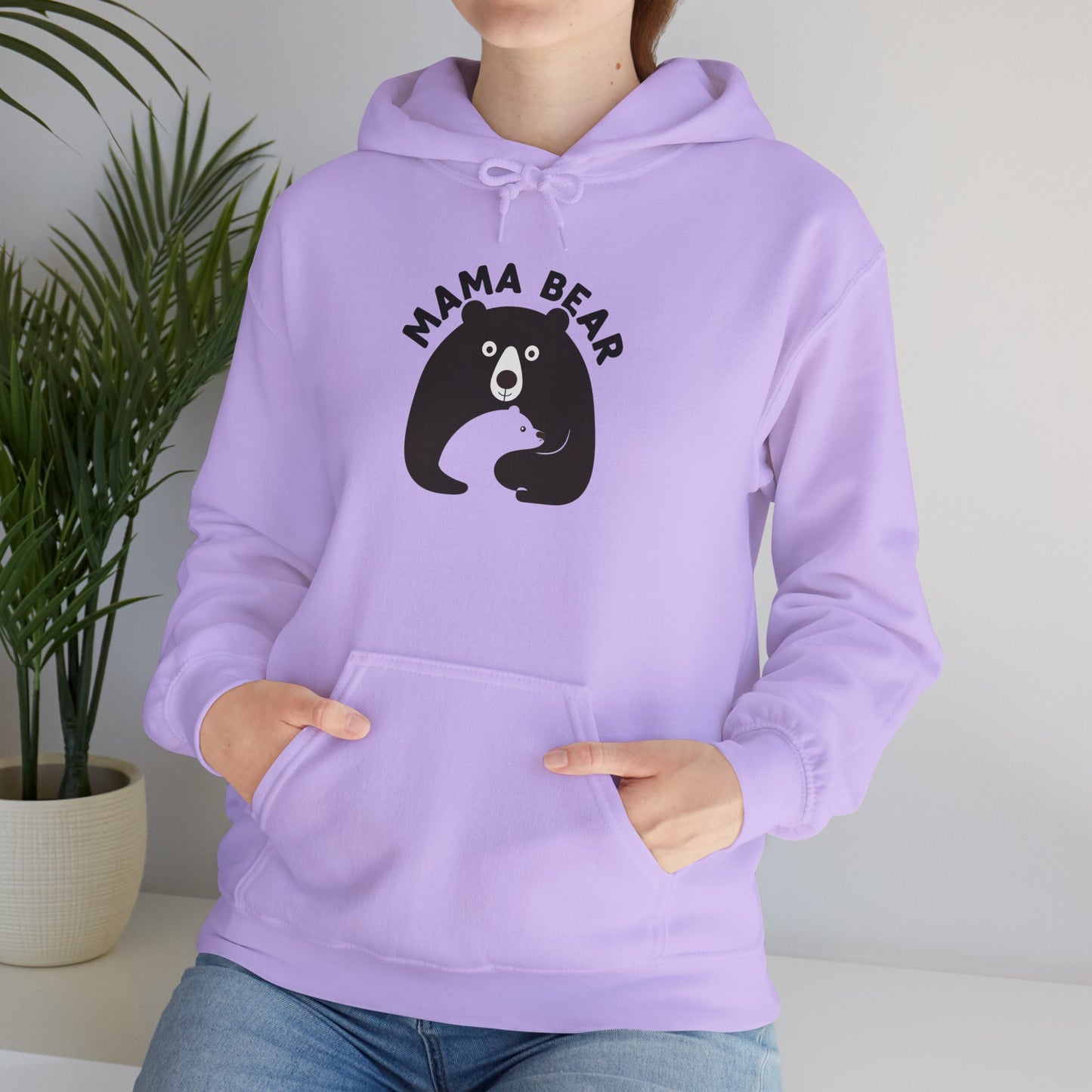 Mama Bear Unisex Heavy Blend Hooded Sweatshirt - Cozy Gift for Moms